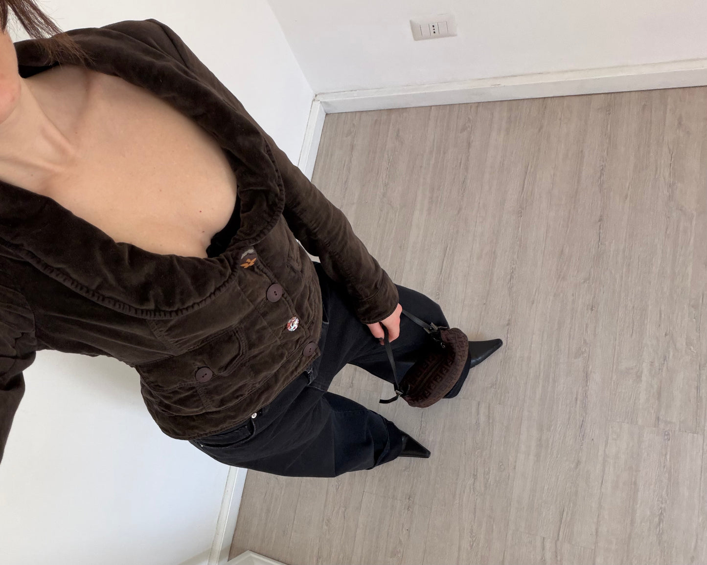 Fitted mini blazer