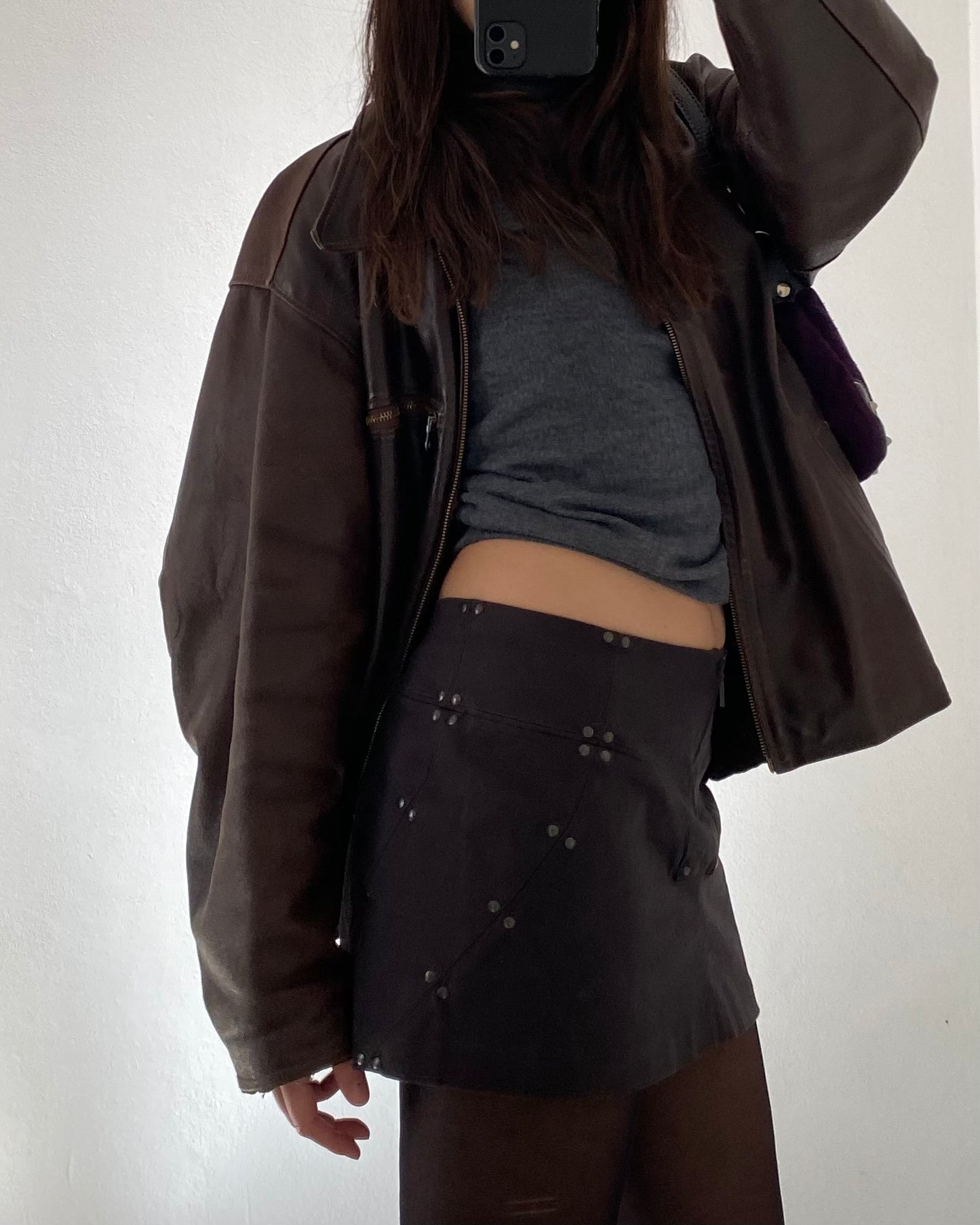 Plein Sud studded mini skirt