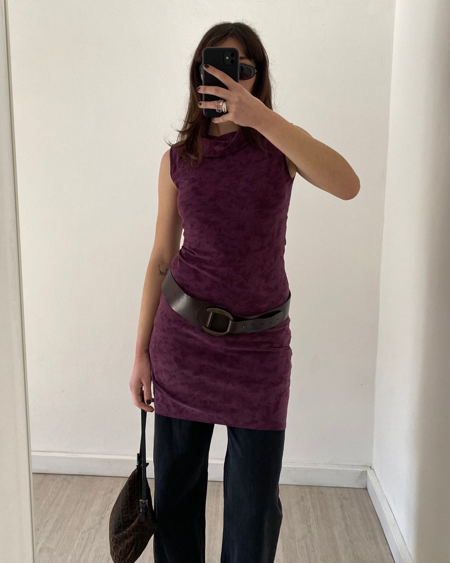 00s backless midi dress