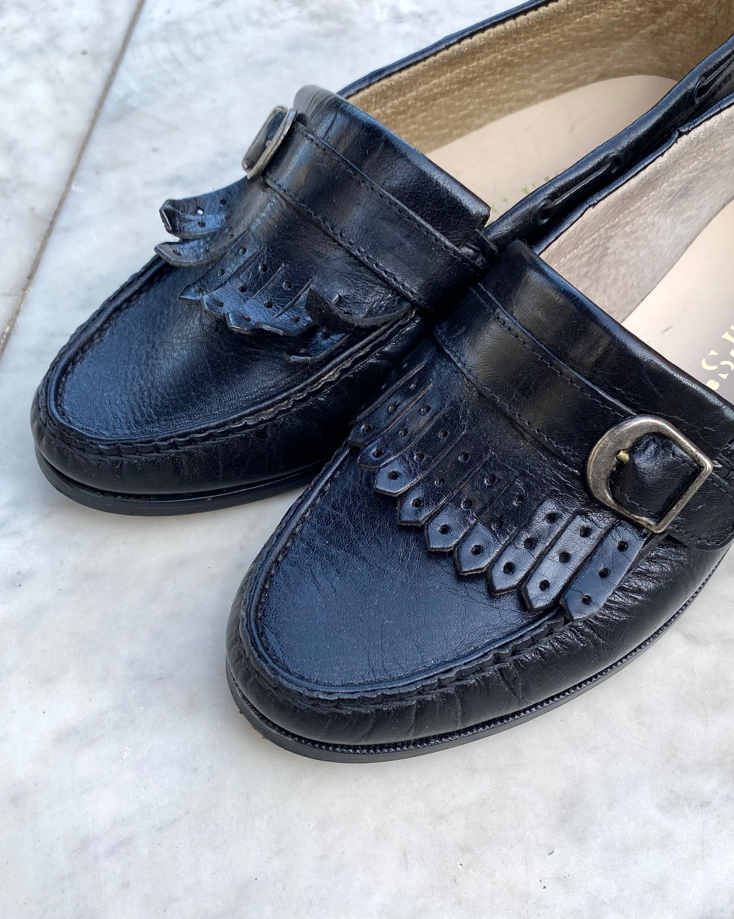 Vintage leather loafers