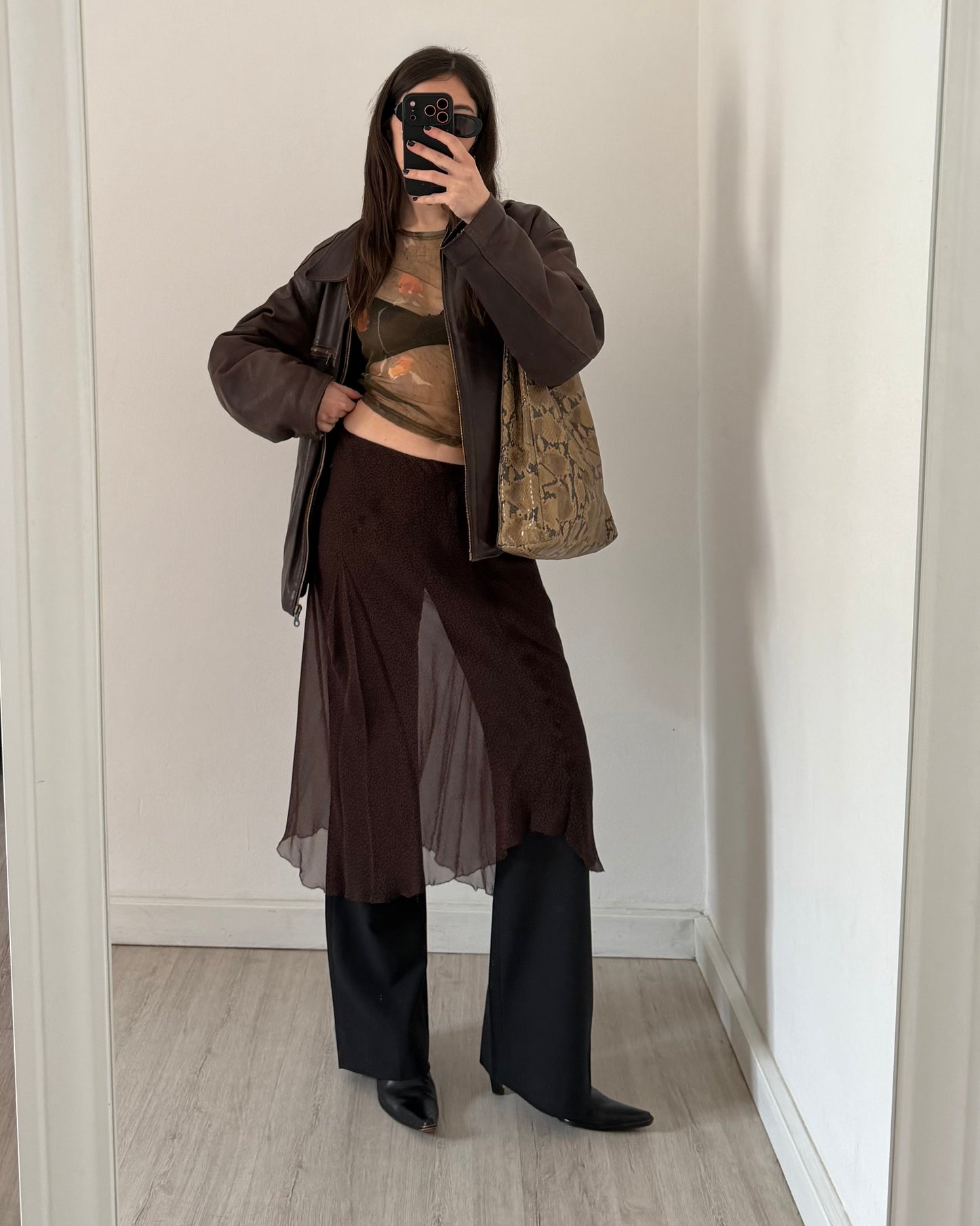 Micro mesh sheer top