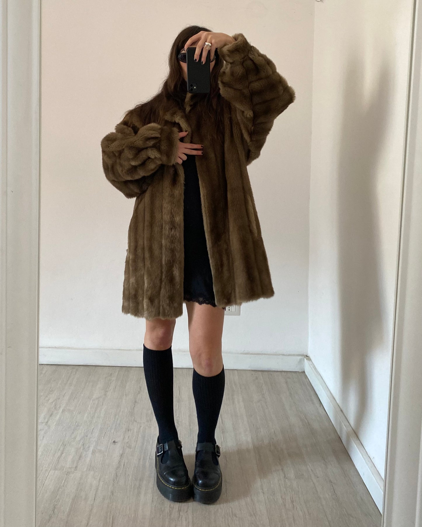 Vintage faux fur