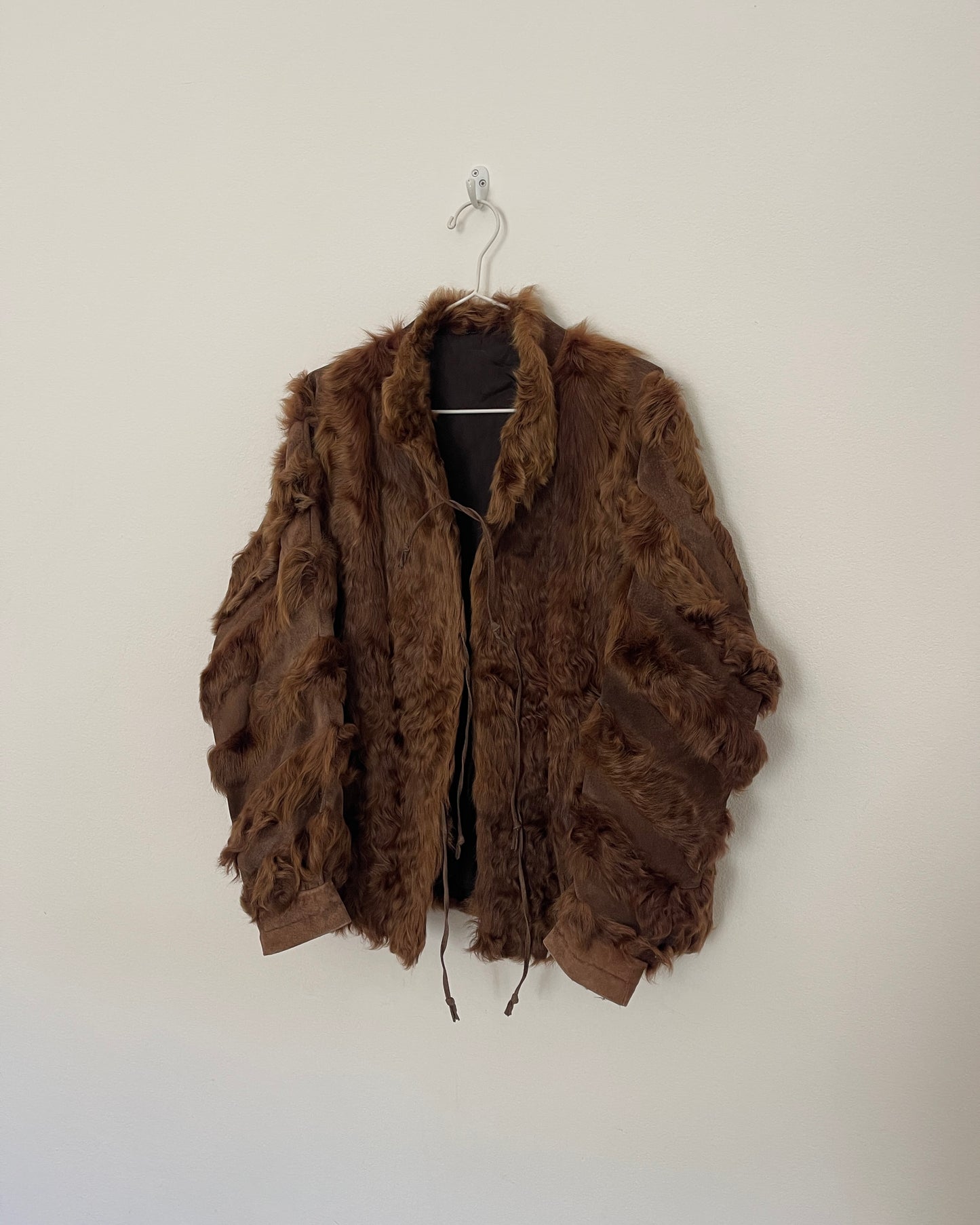 Fur suede jacket