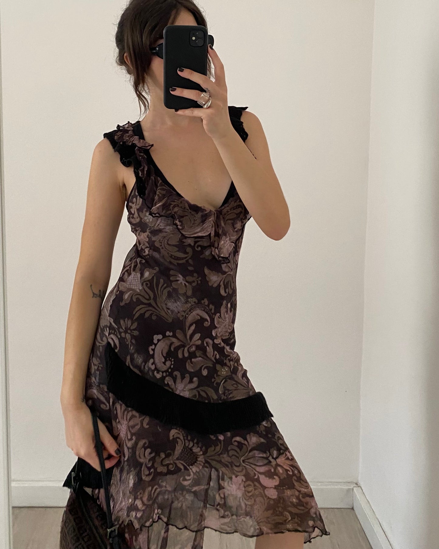 Asymmetric flowy dress