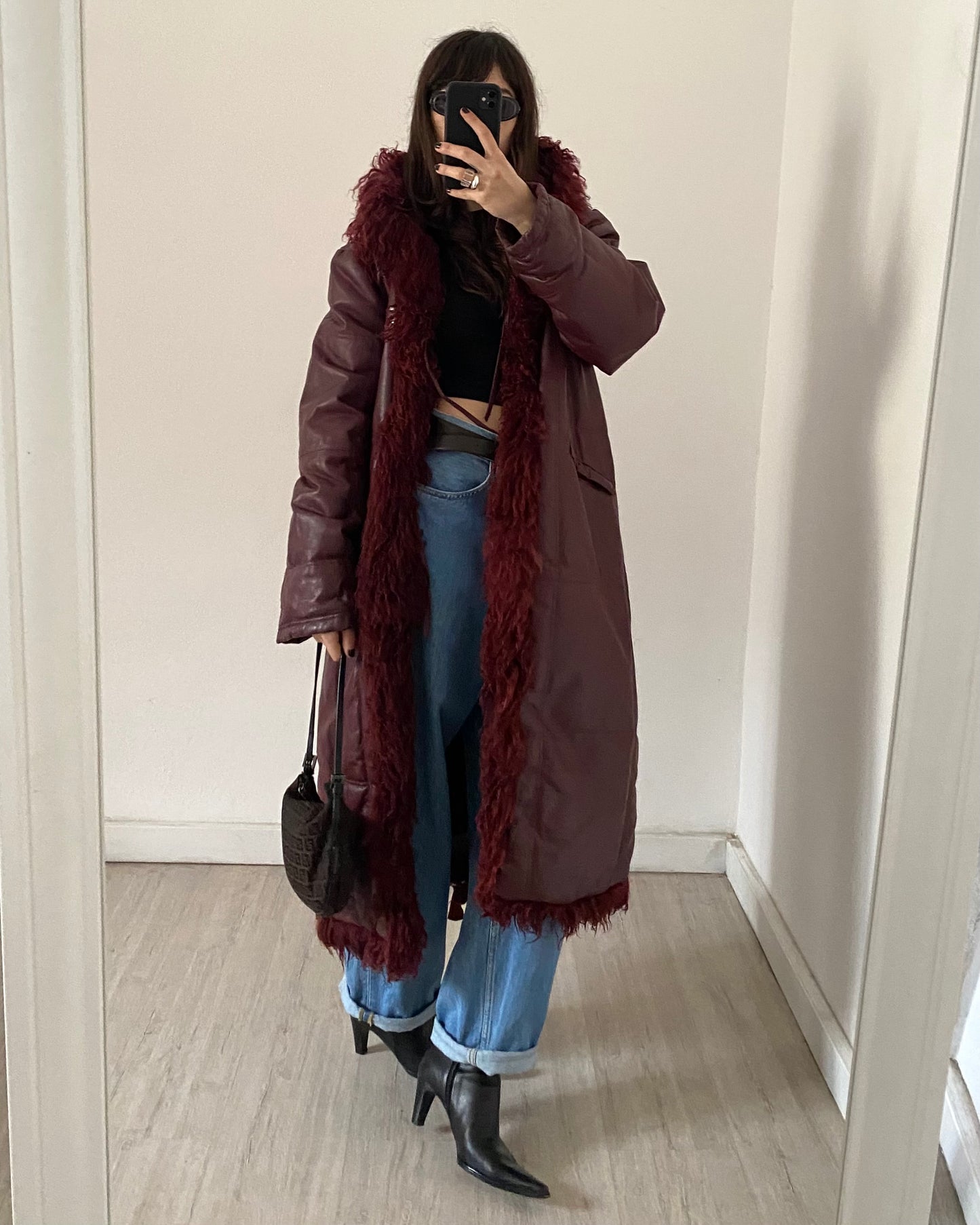 Penny lane leather coat