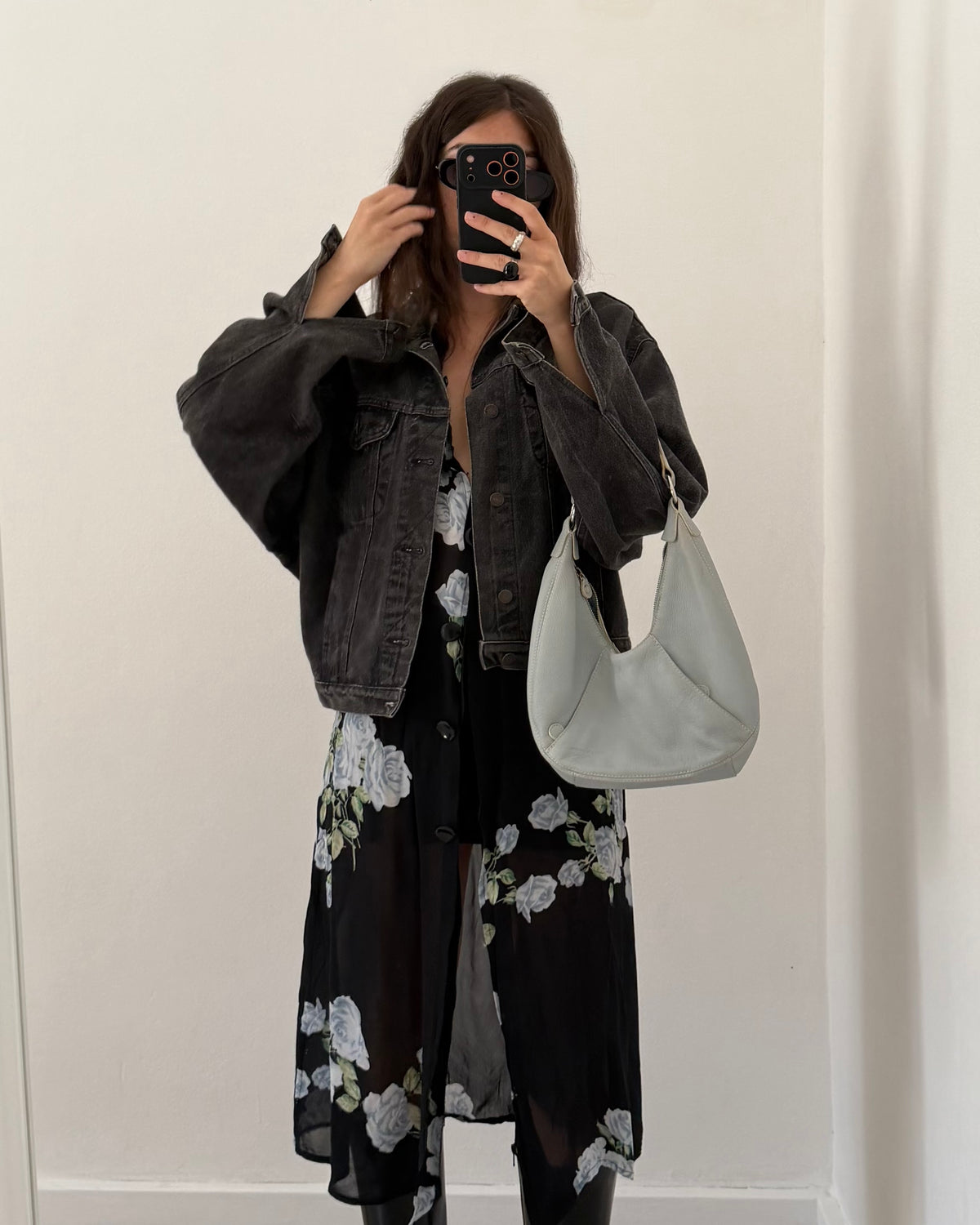 90s sheer cardigan dress