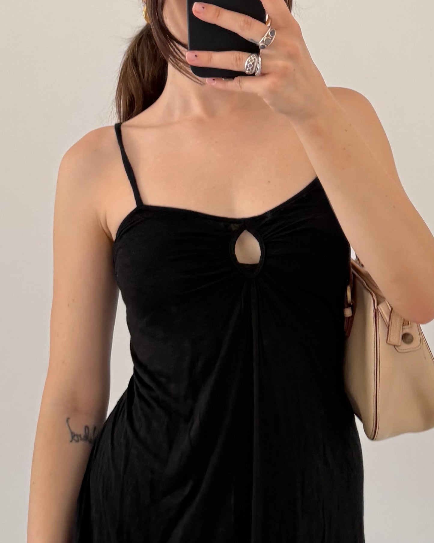 Extè black long top