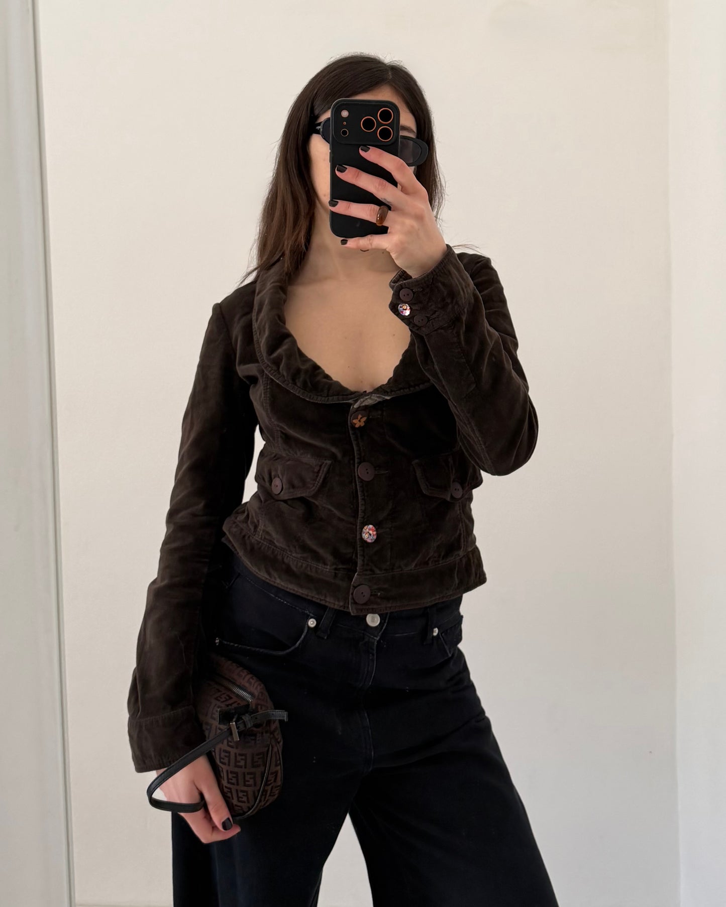 Fitted mini blazer