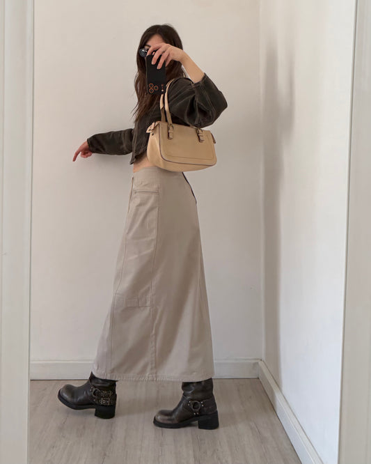 Cargo maxi skirt