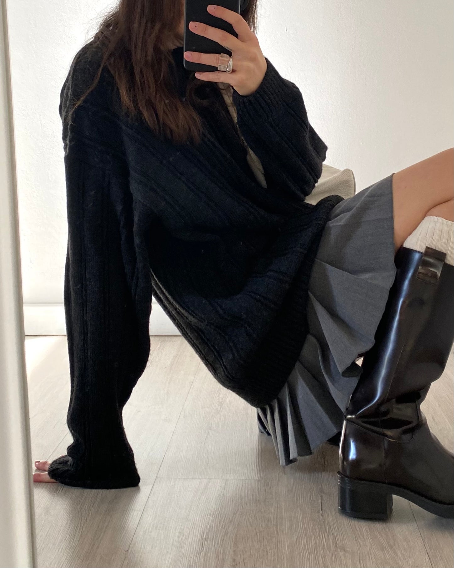 90s chunky wool sweater