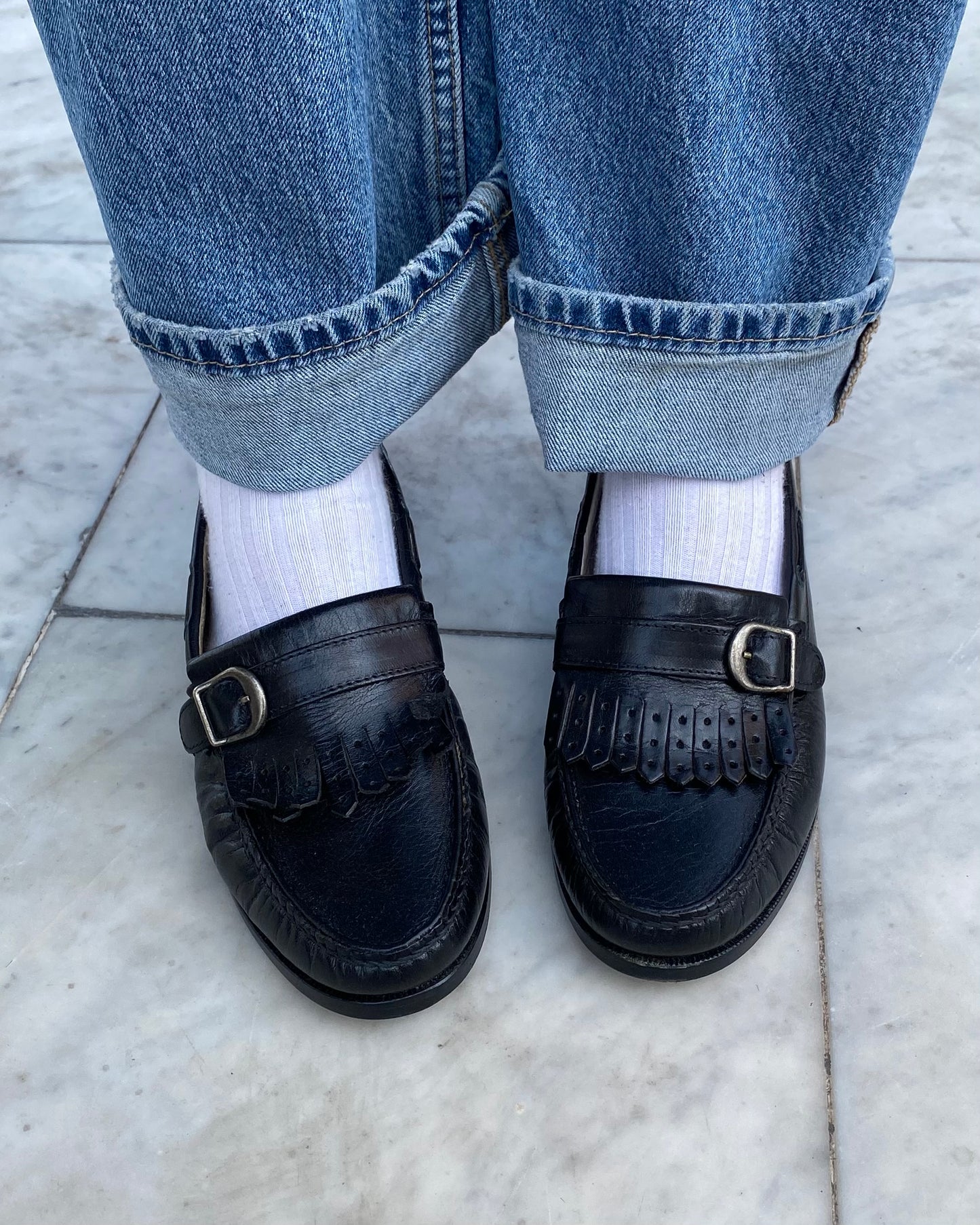 Vintage leather loafers