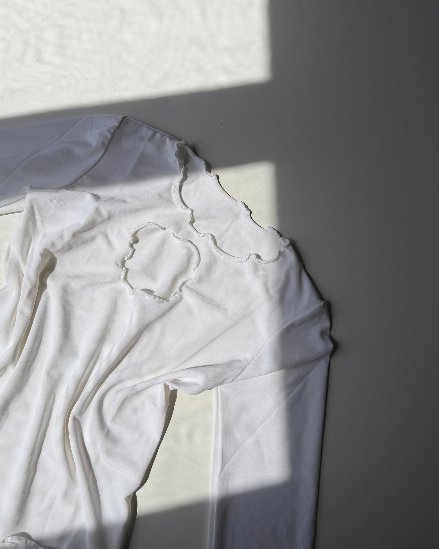 Cut-out stretchy top