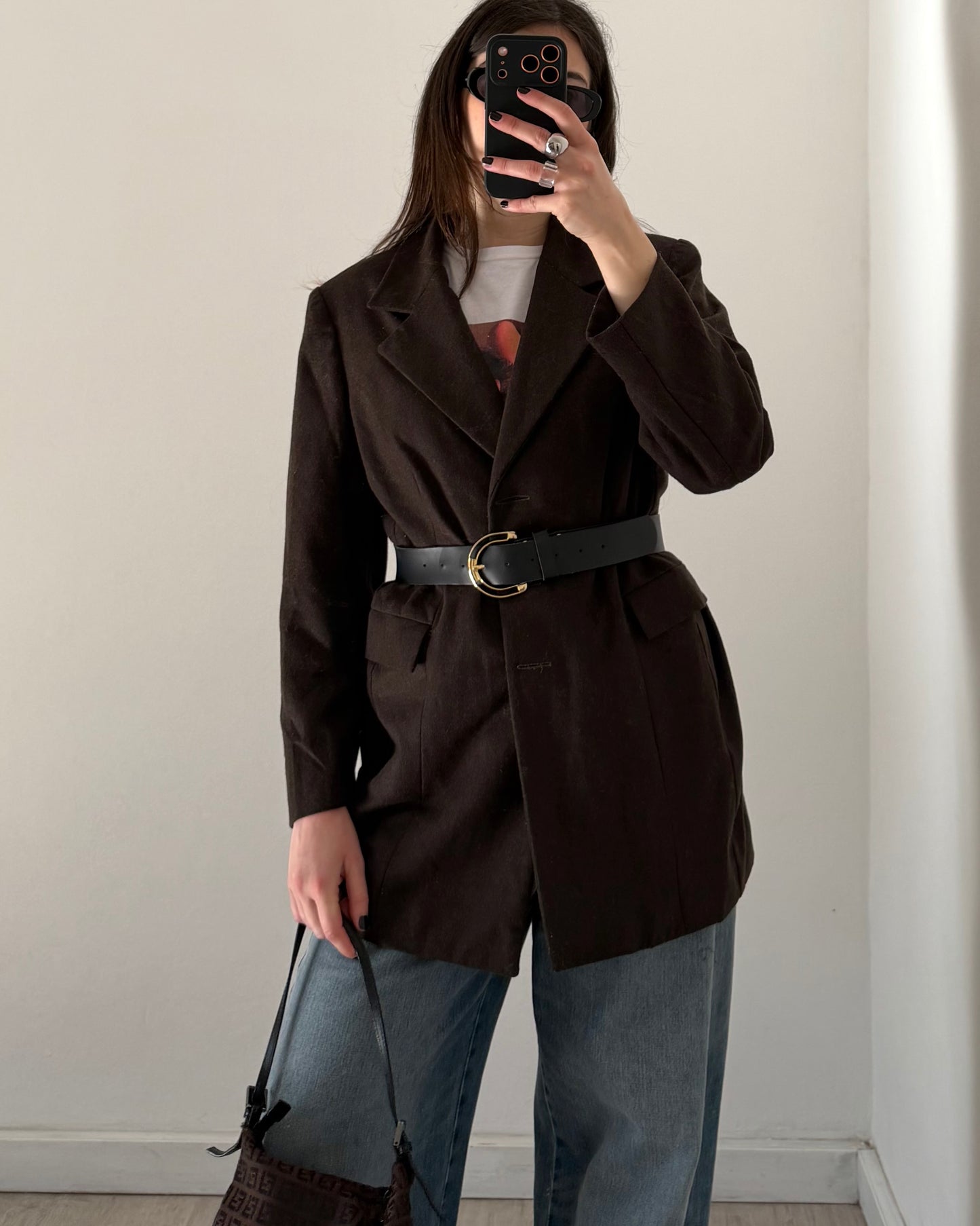 Chocolate brown blazer