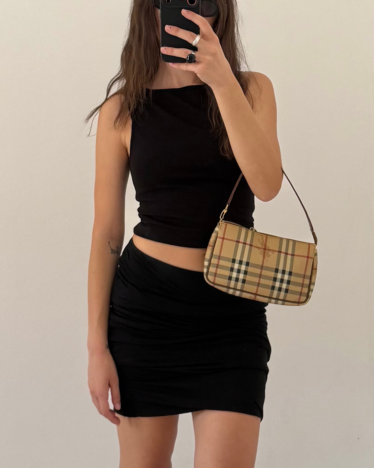 Jersey maxi skirt