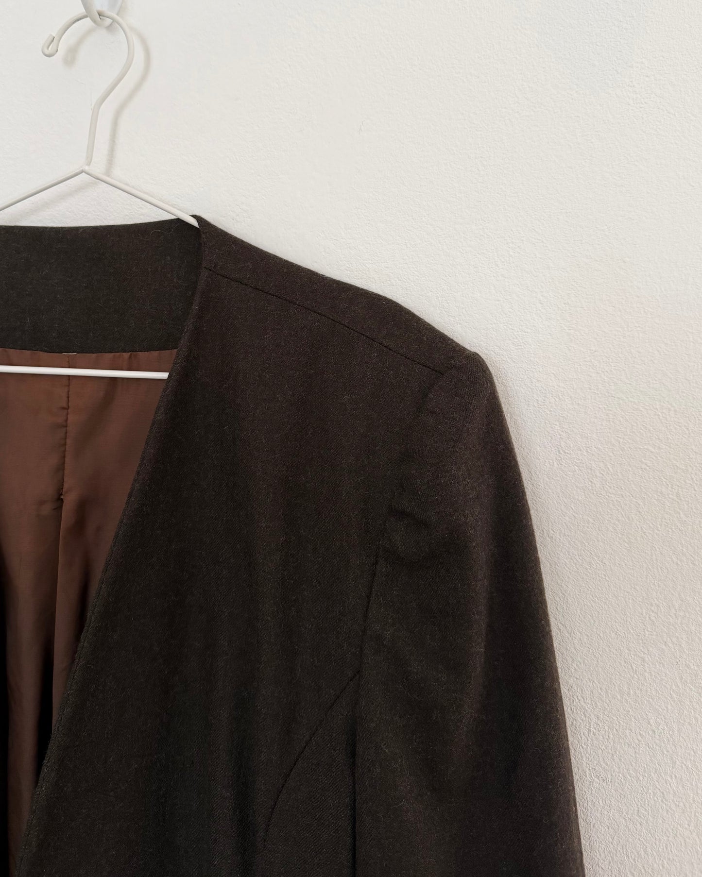 Structured wool blazer