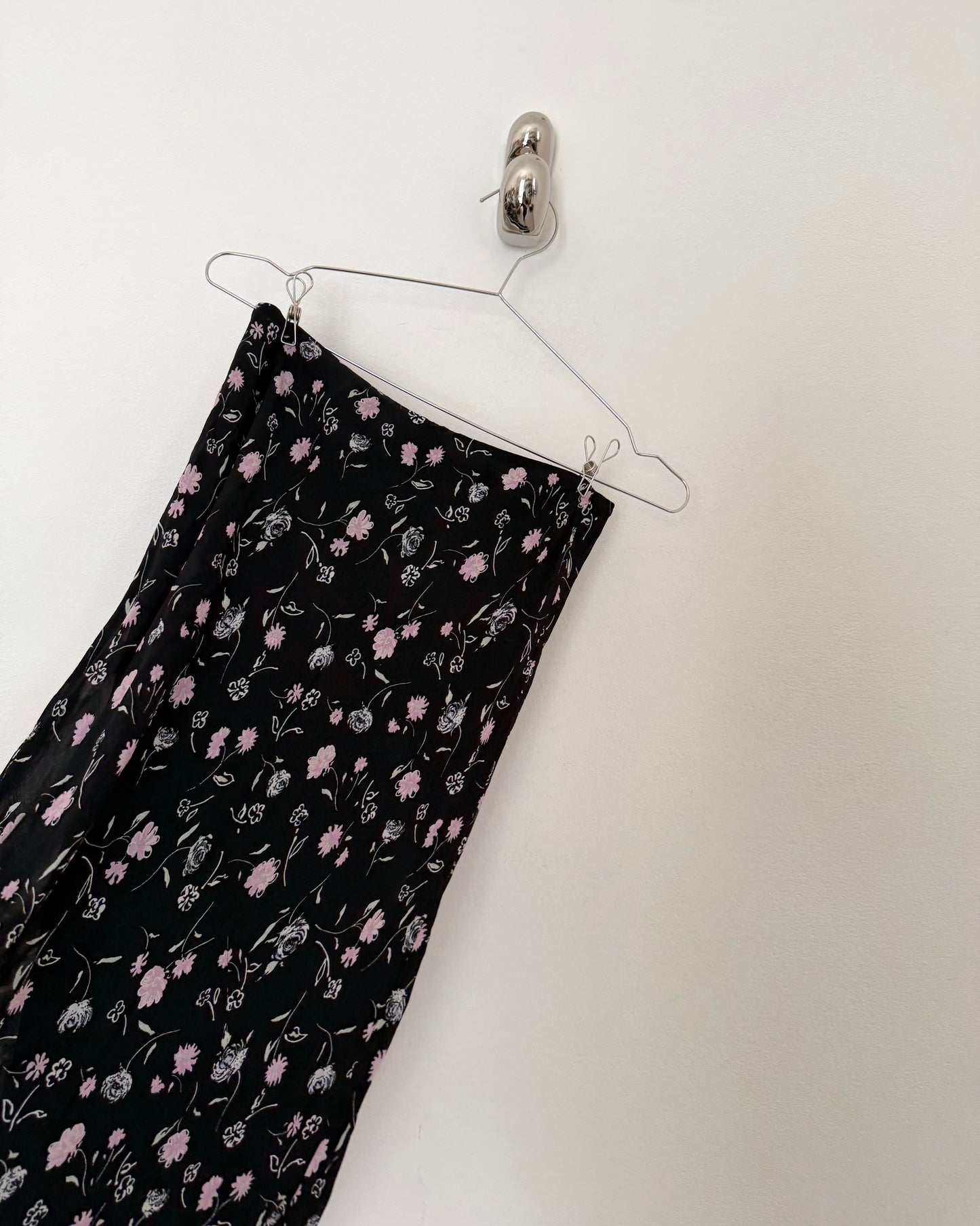 00s floral maxi skirt