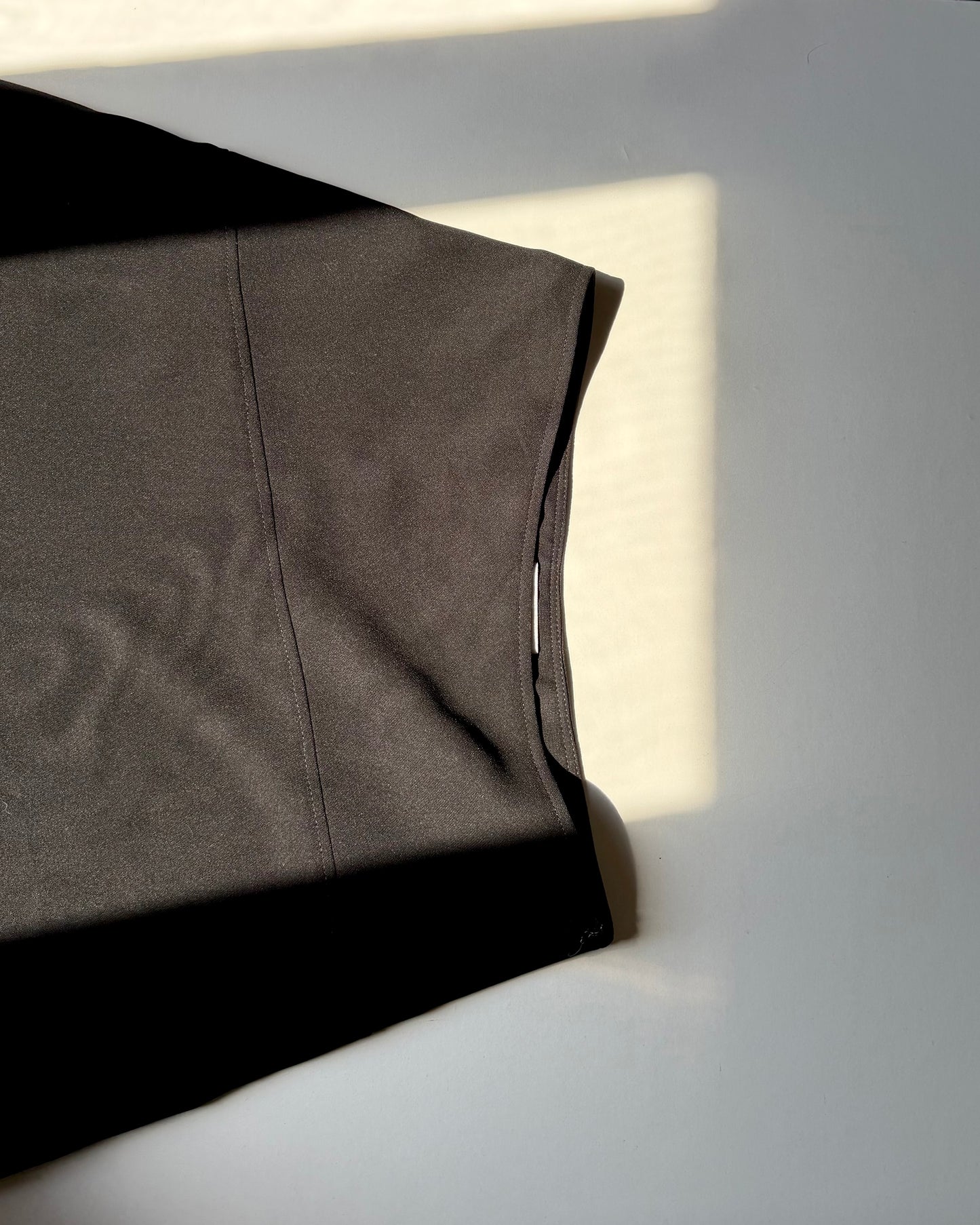 00s black asymmetric skirt