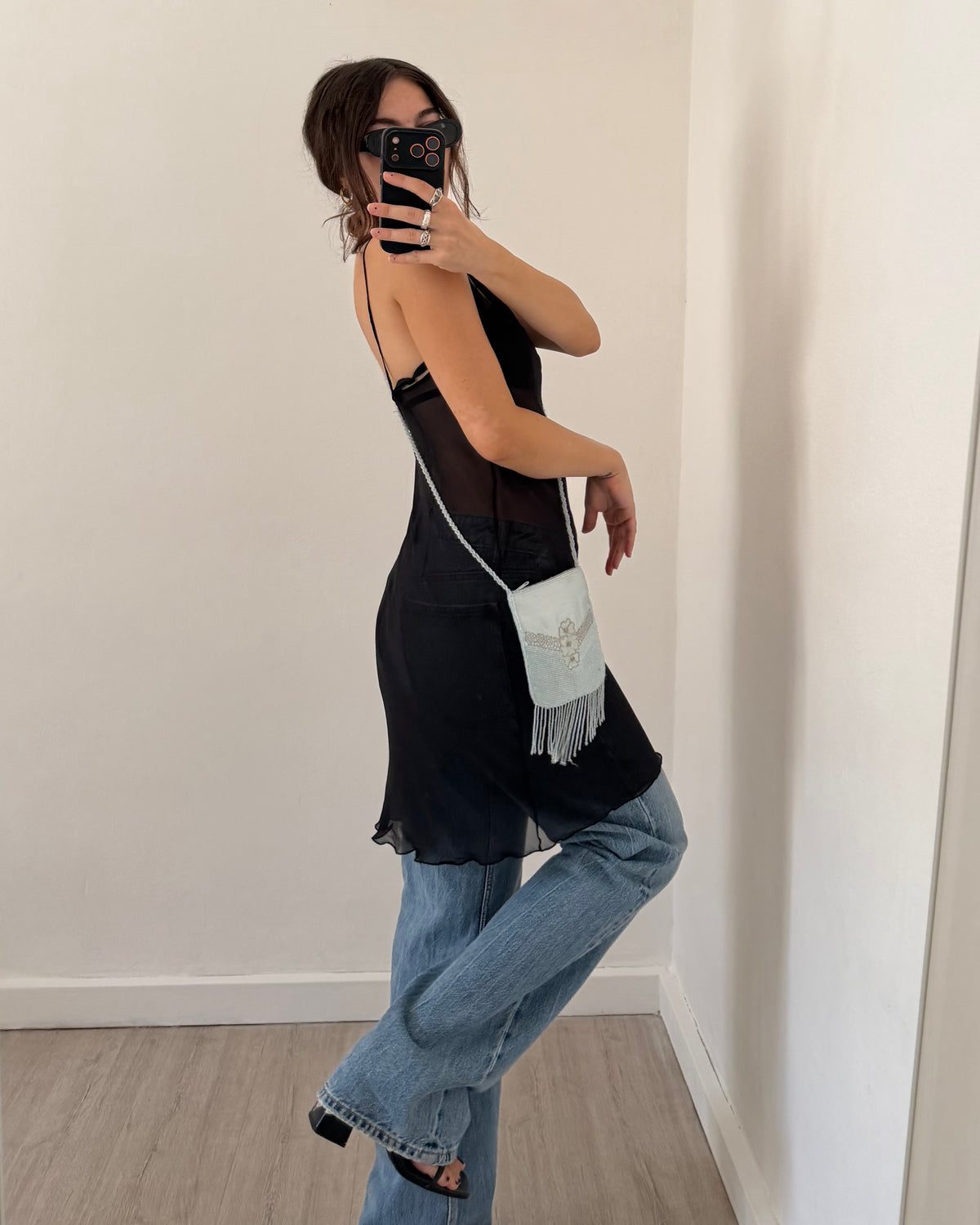Silk slip dress by Patrizia Pepe