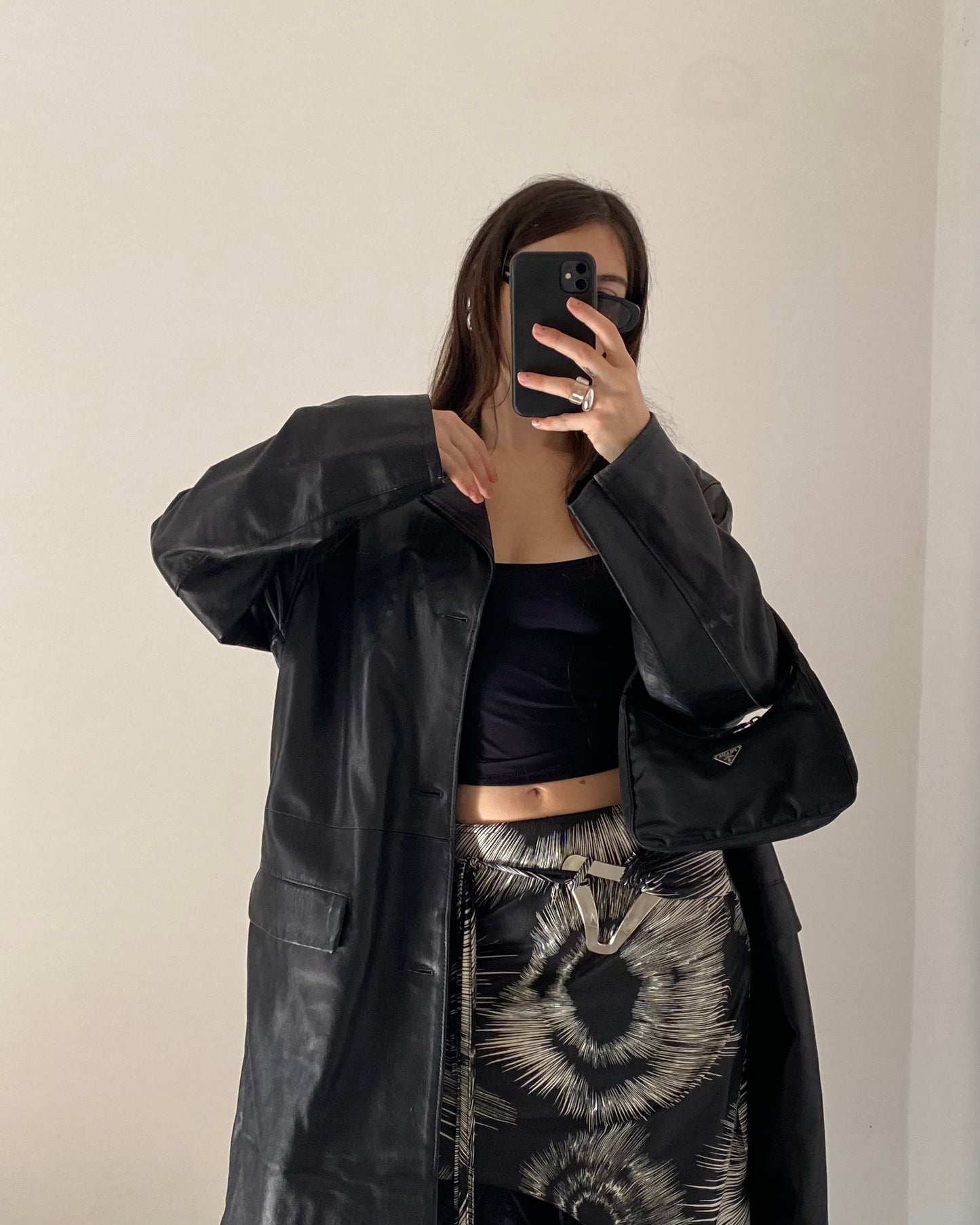 90s leather jacket