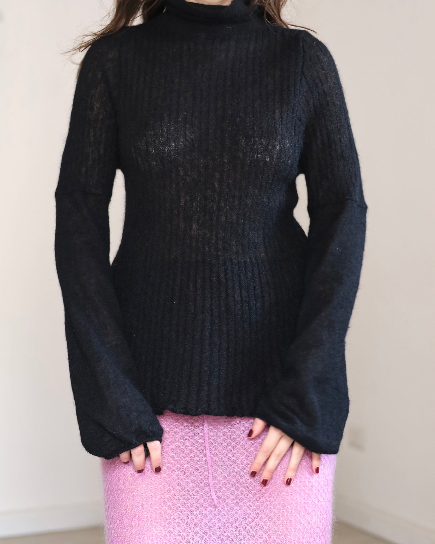 Costume National mohair knit top