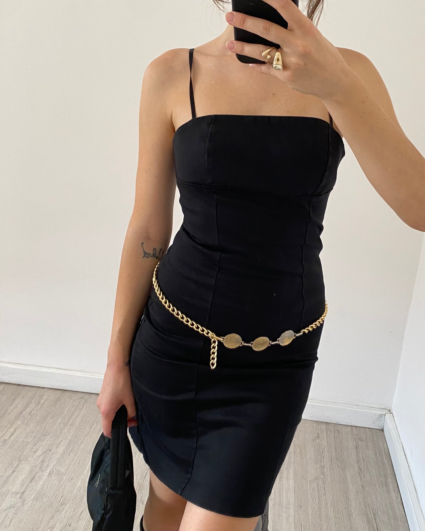 00s black tube dress