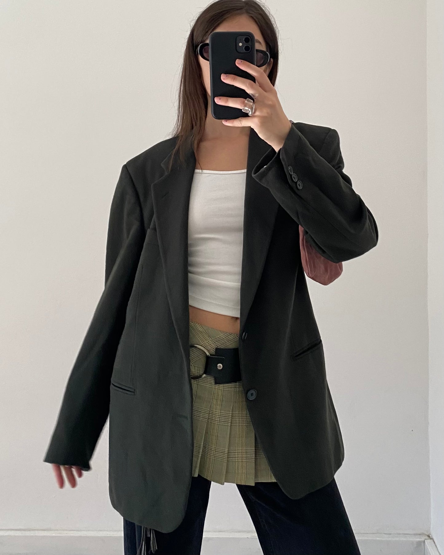 Cashmere and wool blazer