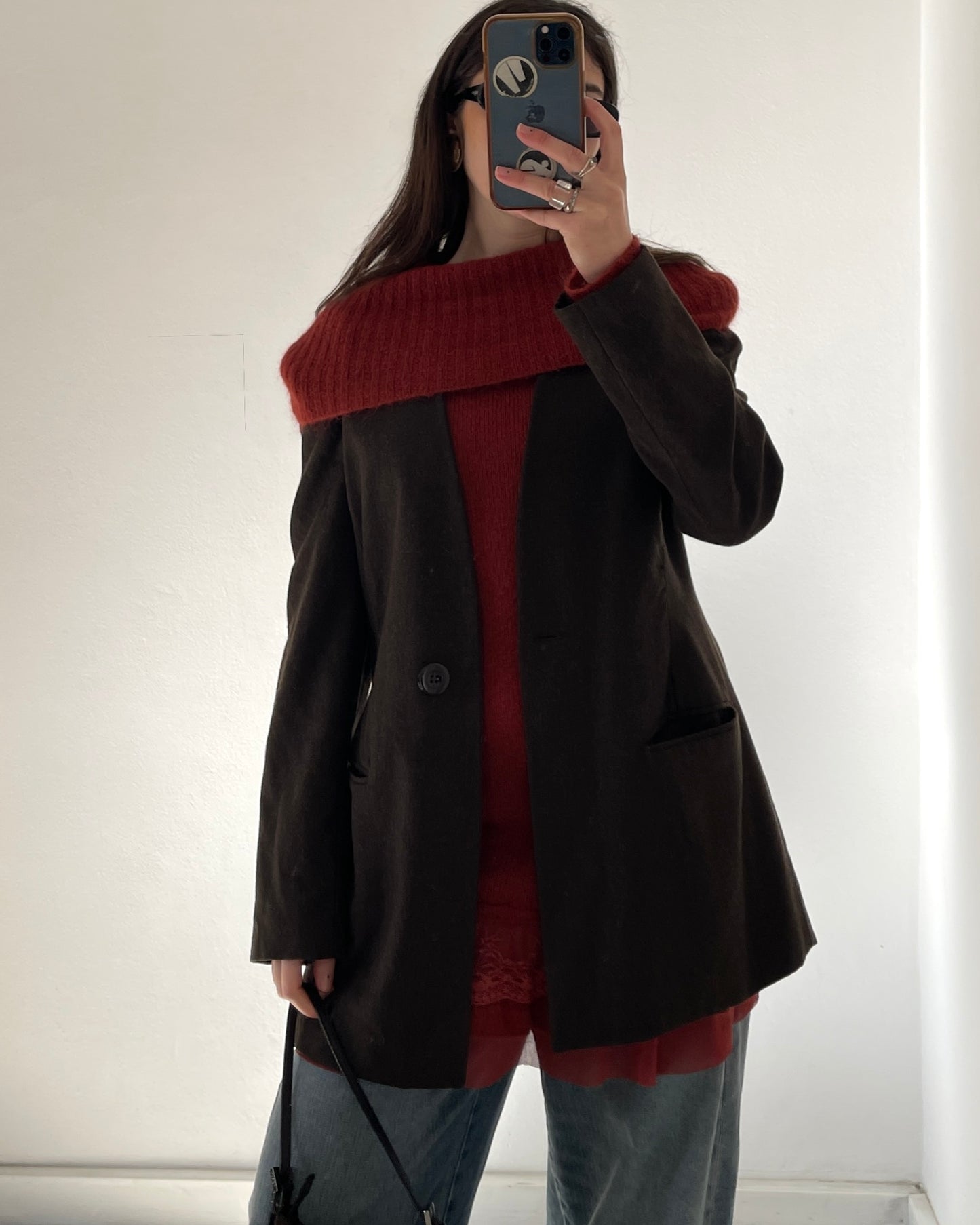 Structured wool blazer