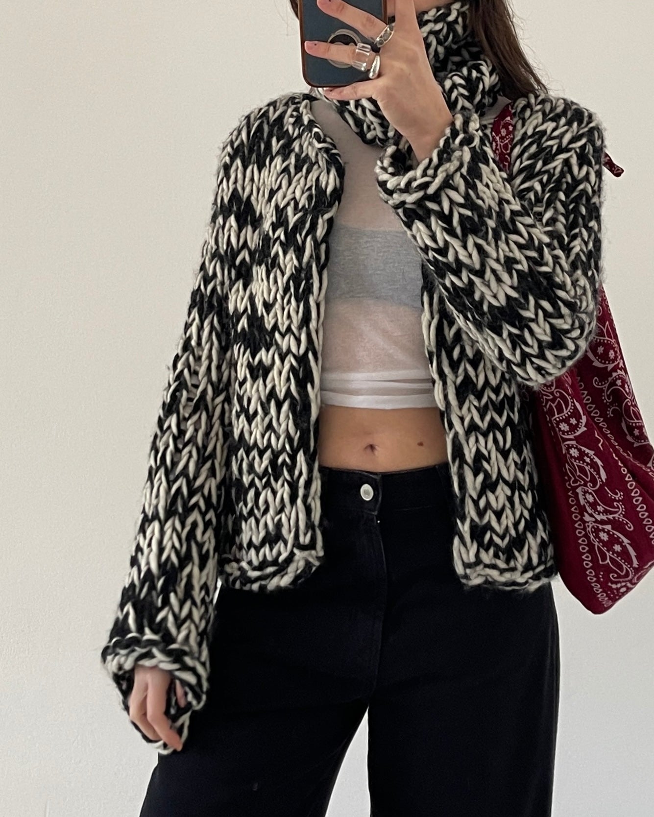 Chunky wool cardigan by Max&co