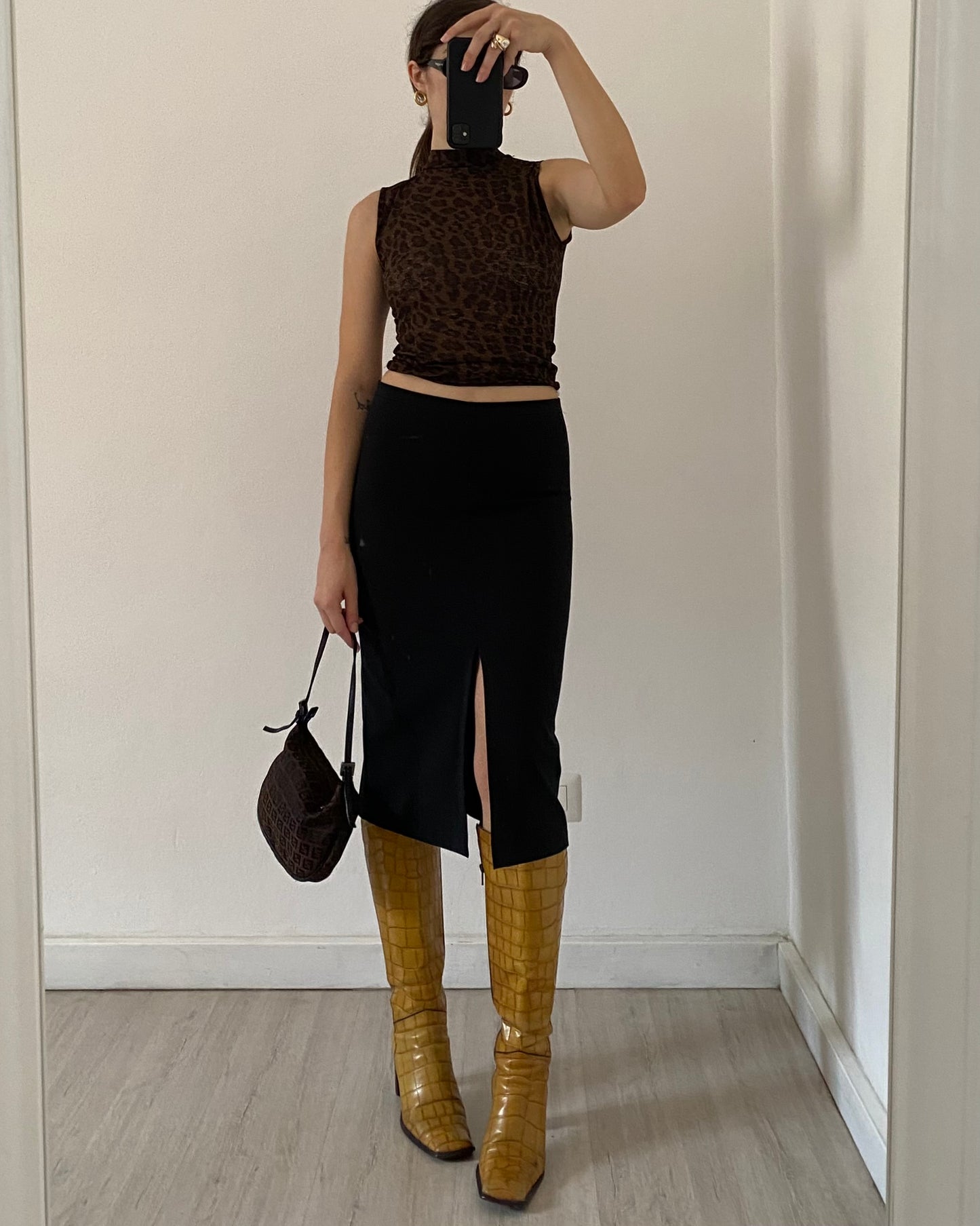 00s double slit skirt