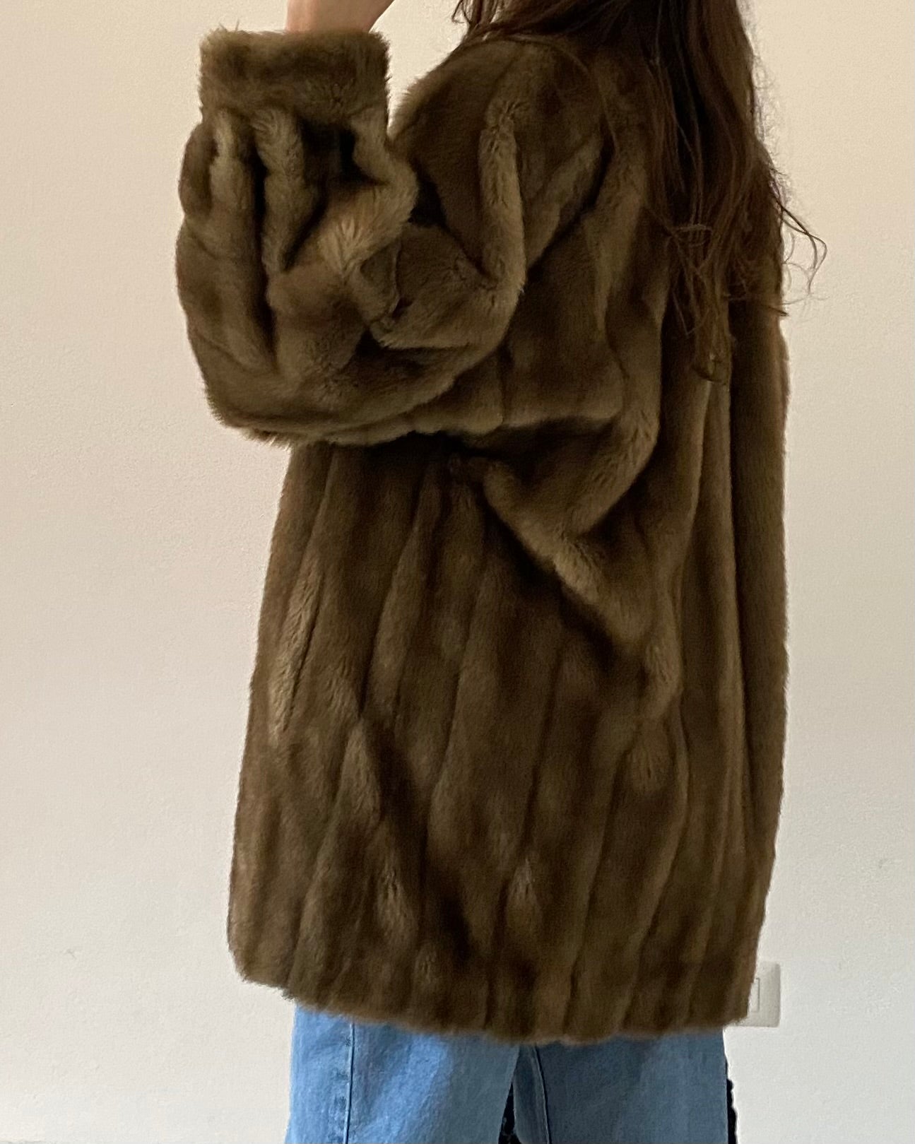 Vintage faux fur