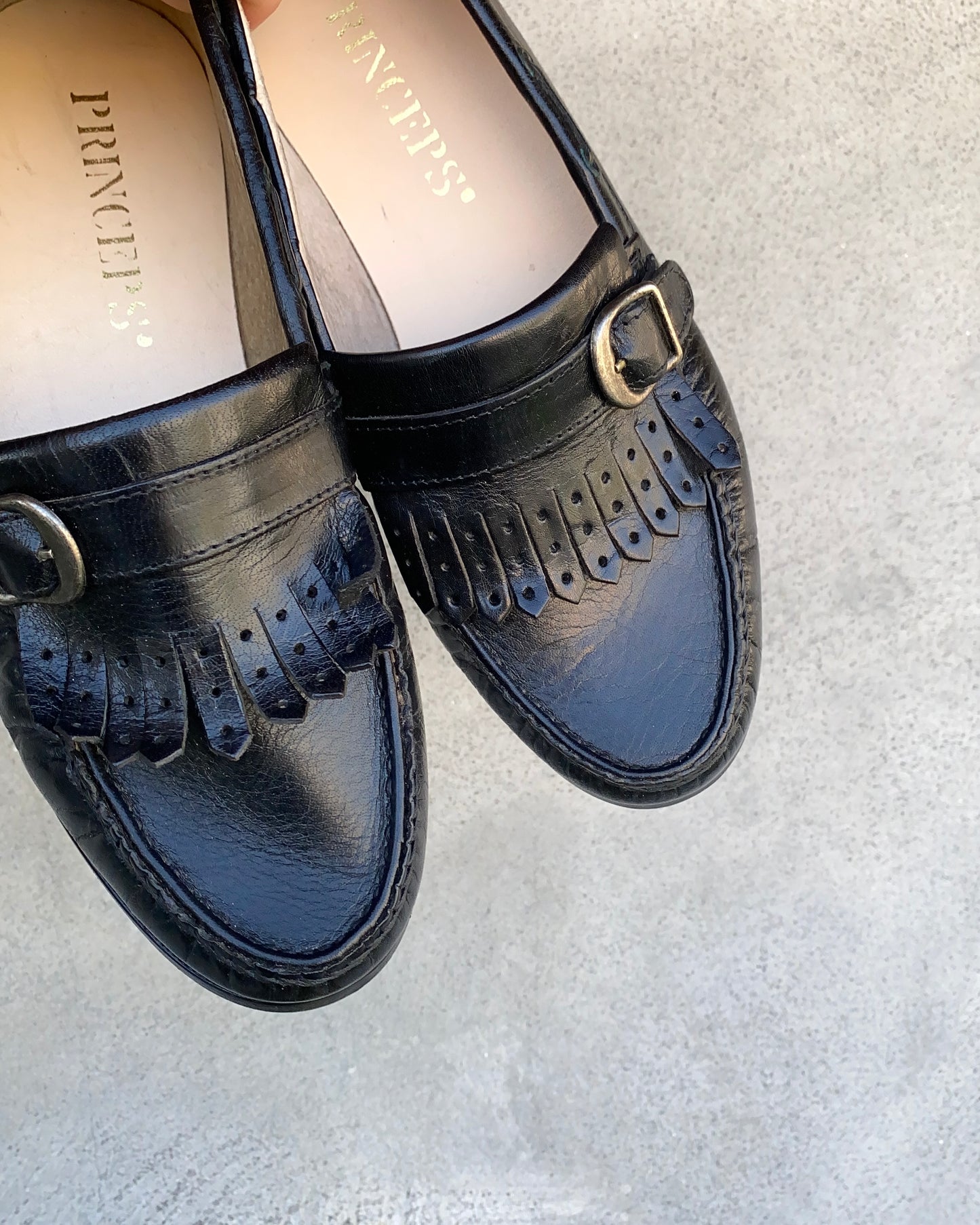 Vintage leather loafers