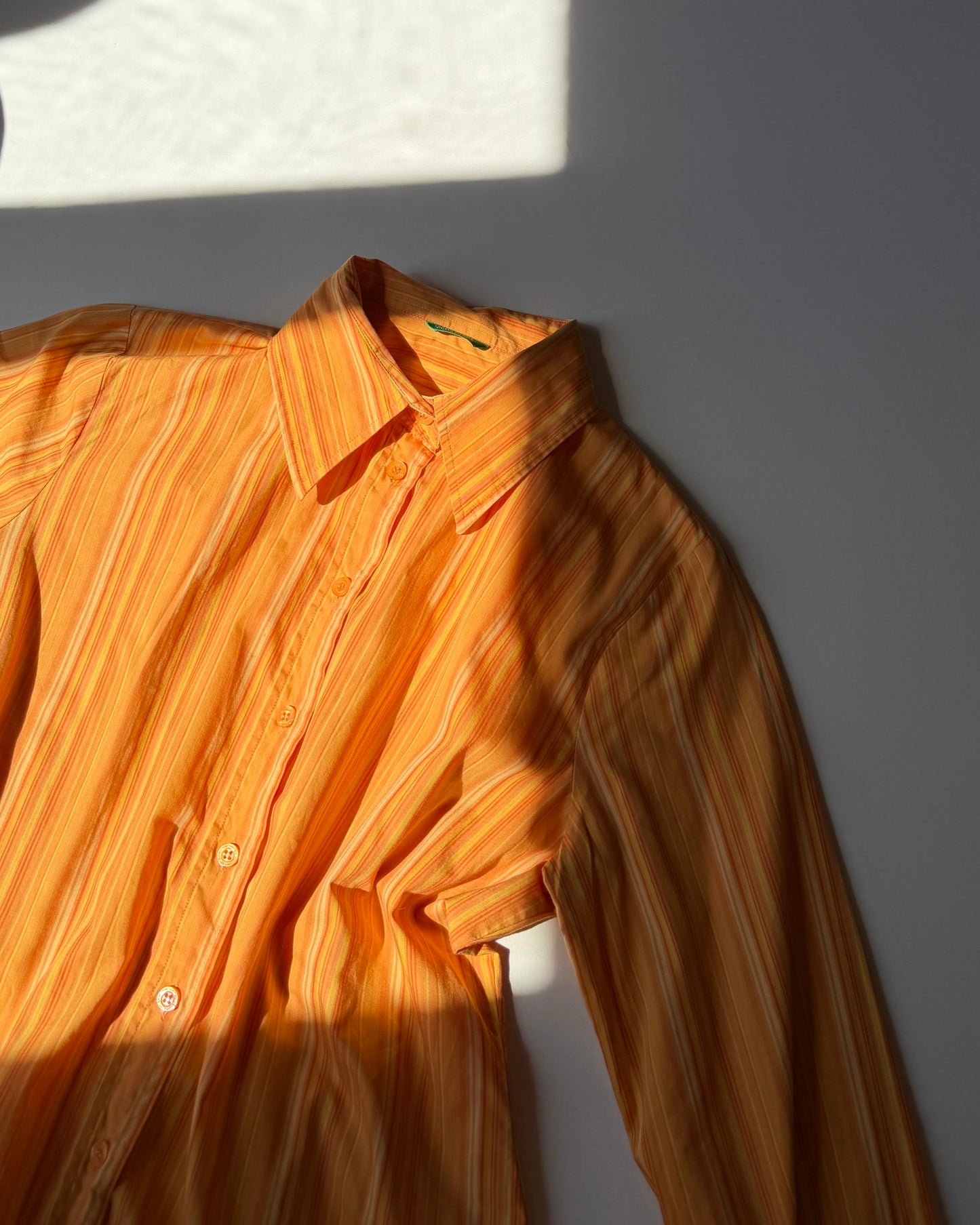 Orange striped shirt
