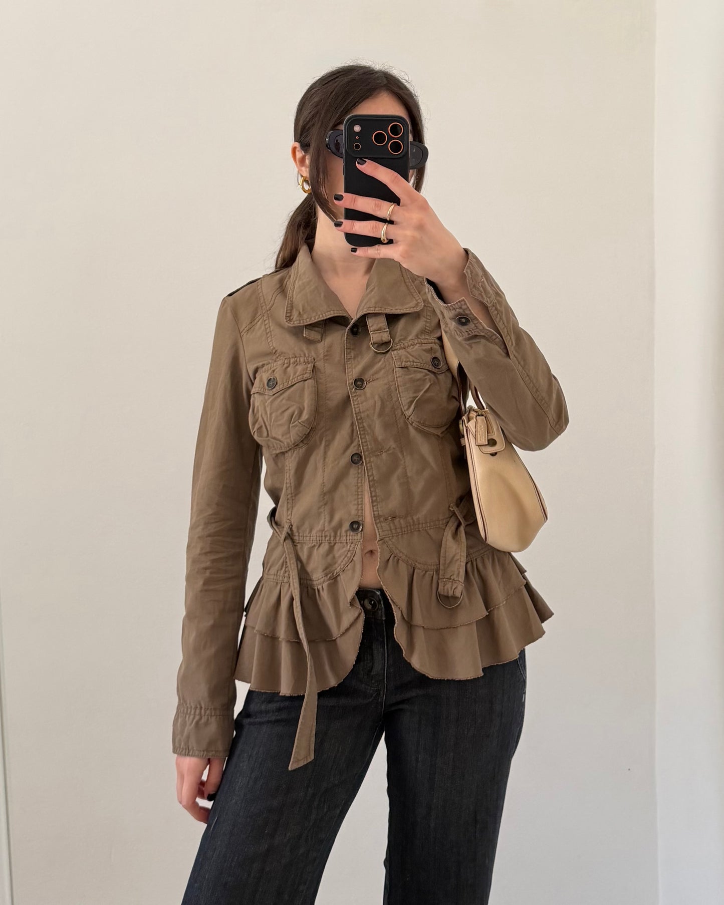 y2k utility cotton jacket