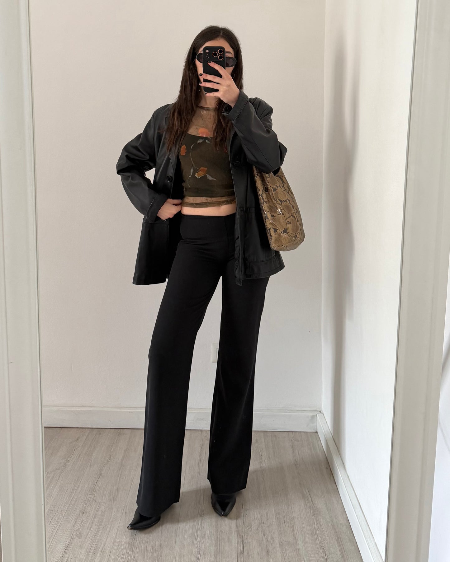 Micro mesh sheer top