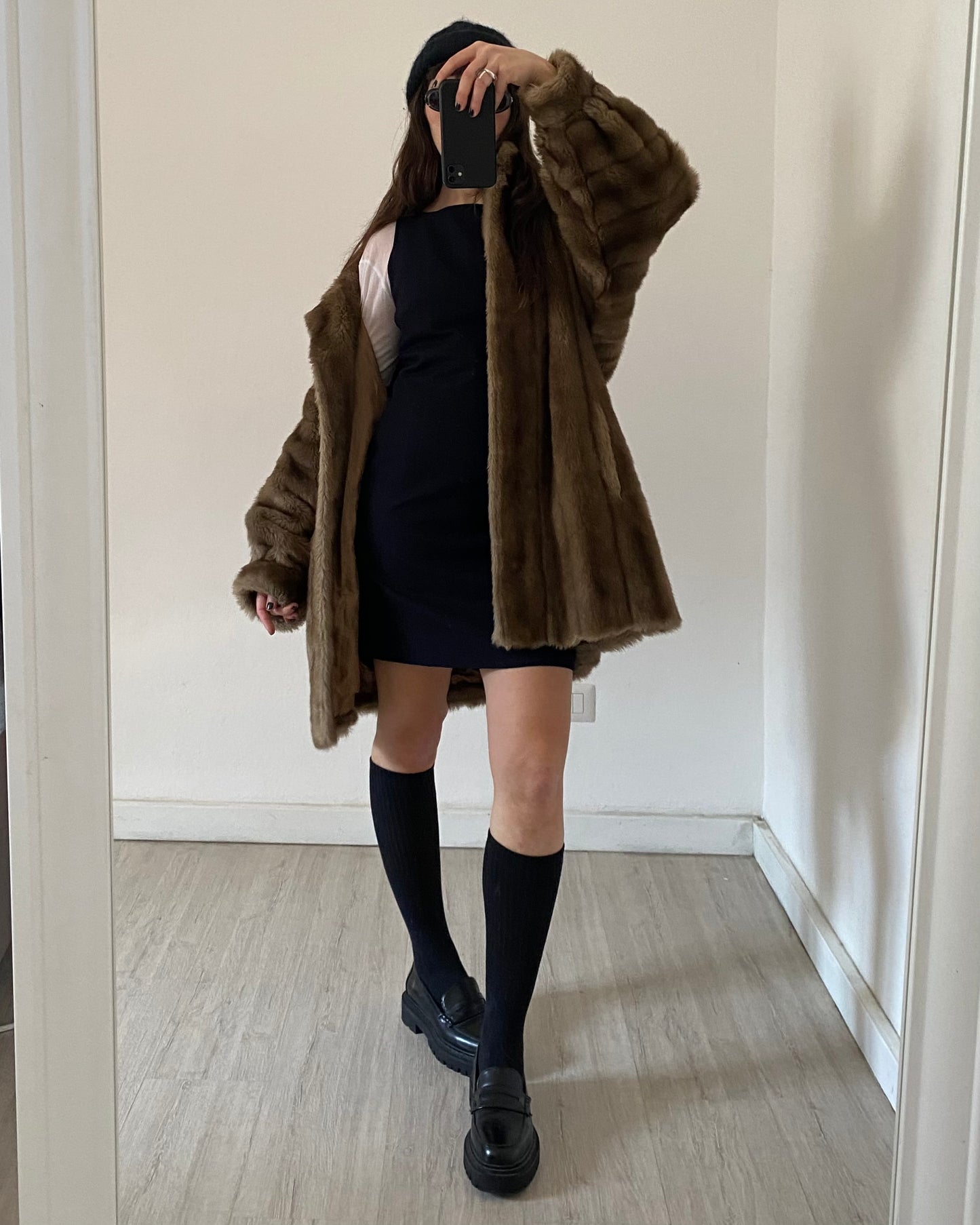 Vintage faux fur