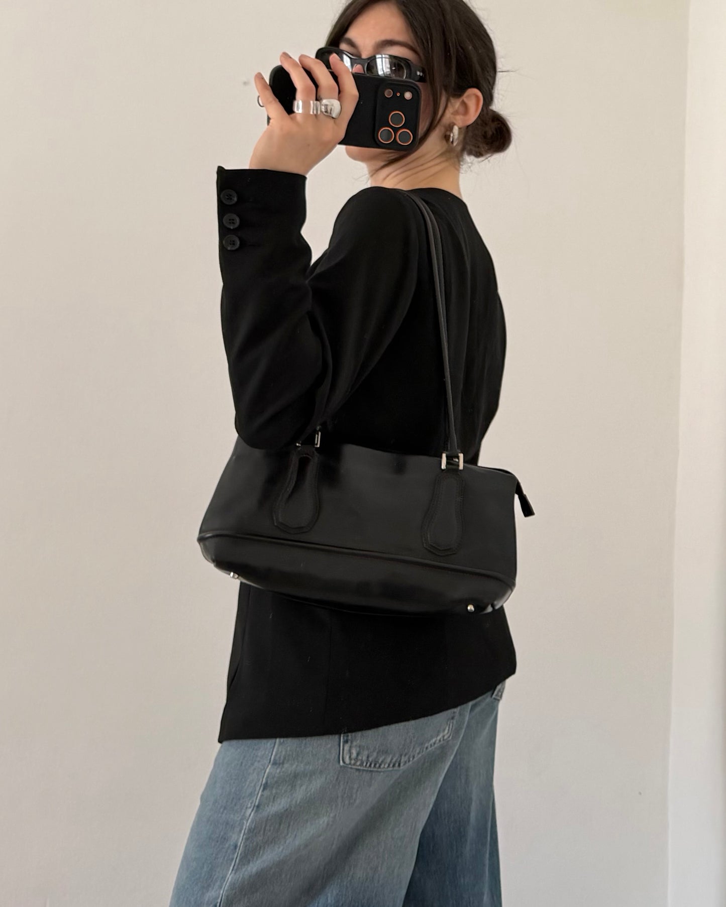 Dropped shoulder blazer