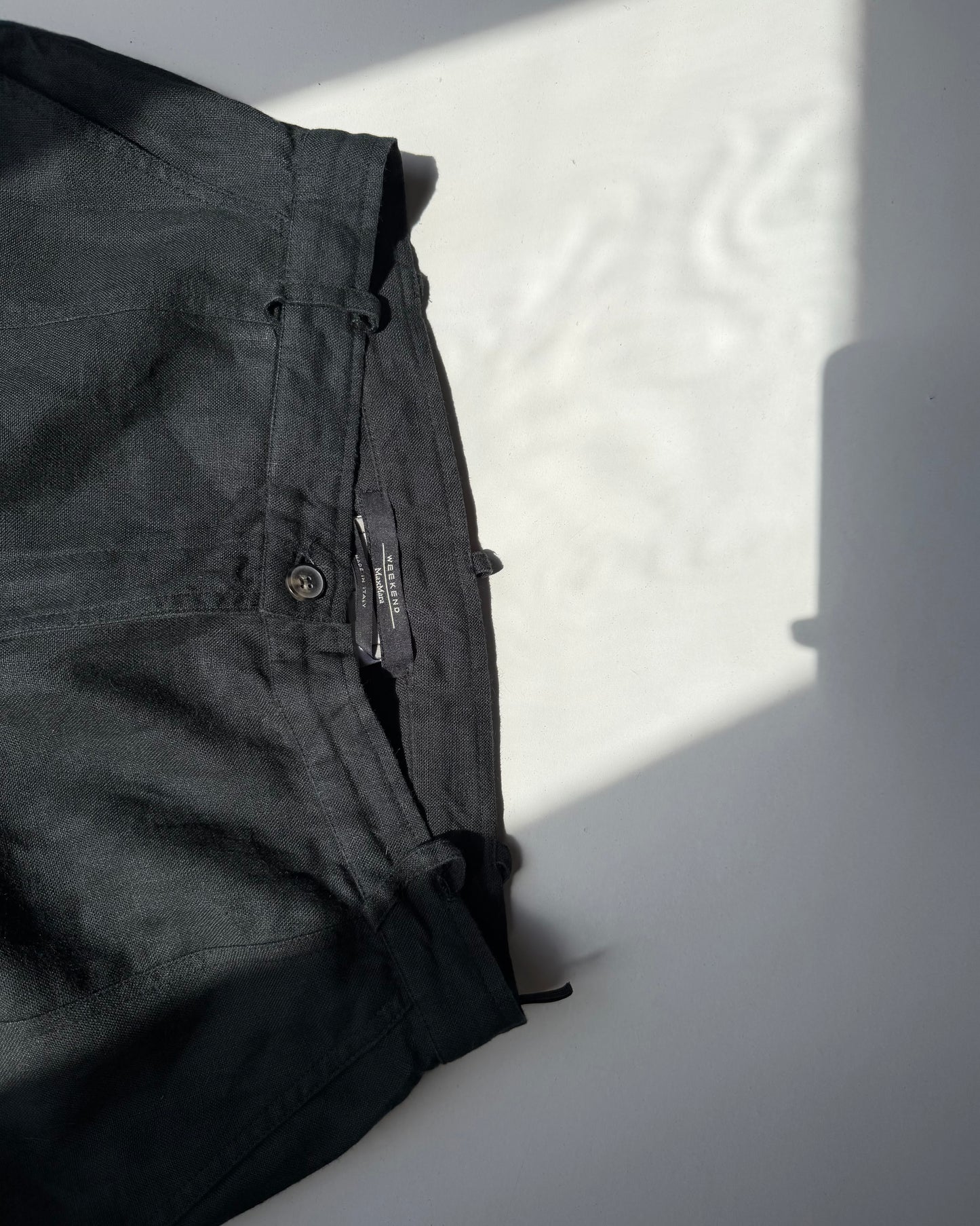 Max Mara linen midi skirt