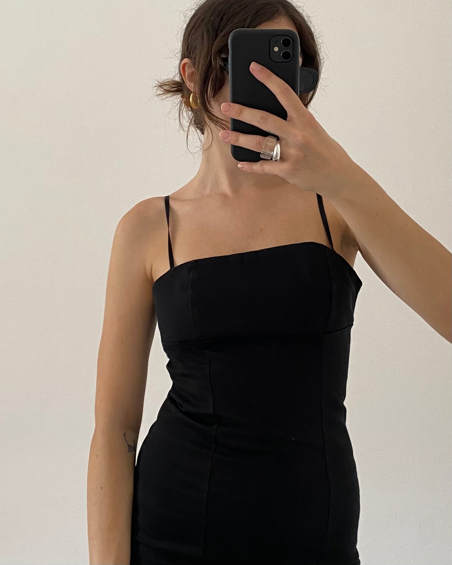 00s black tube dress