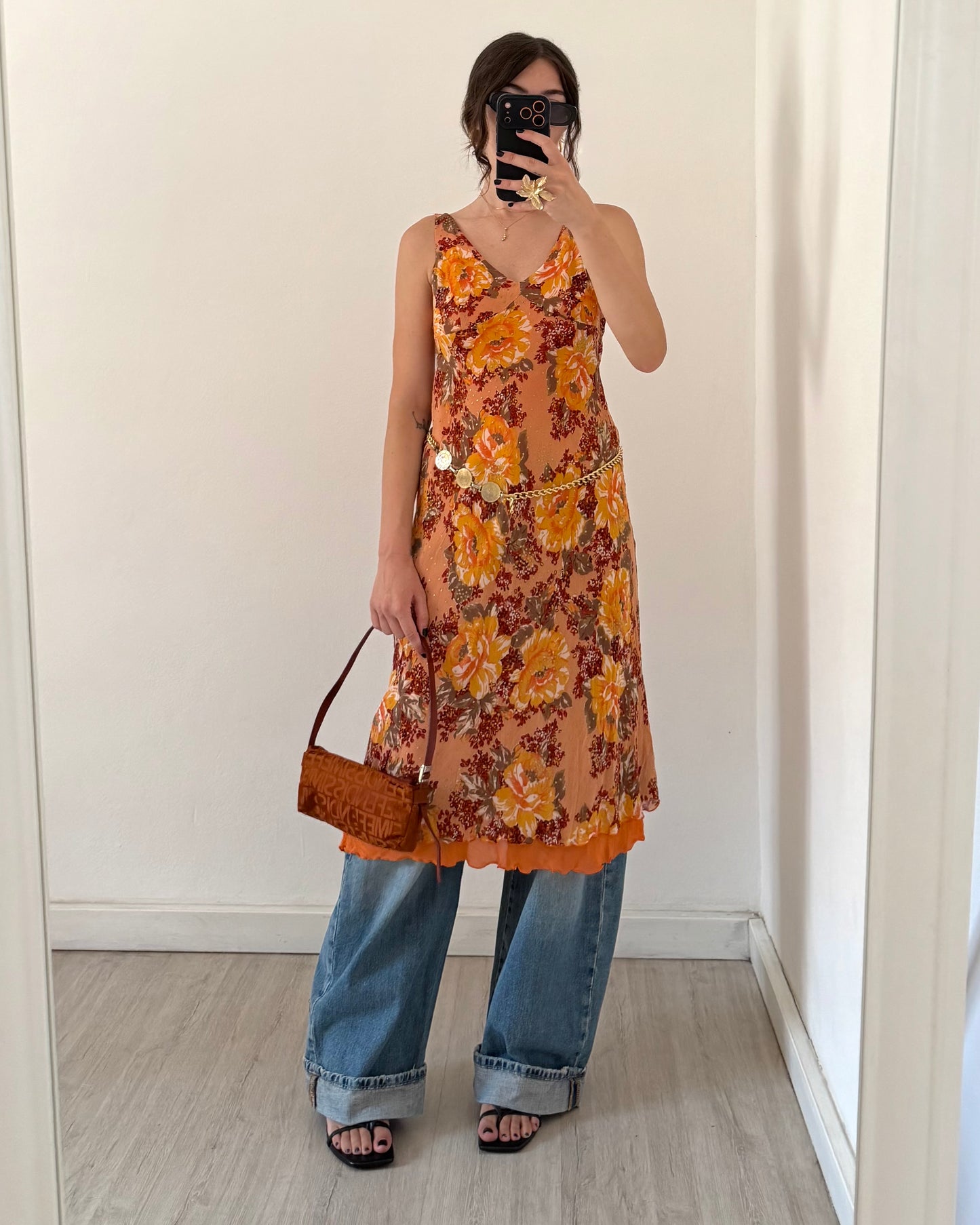 00s embellished midi dress