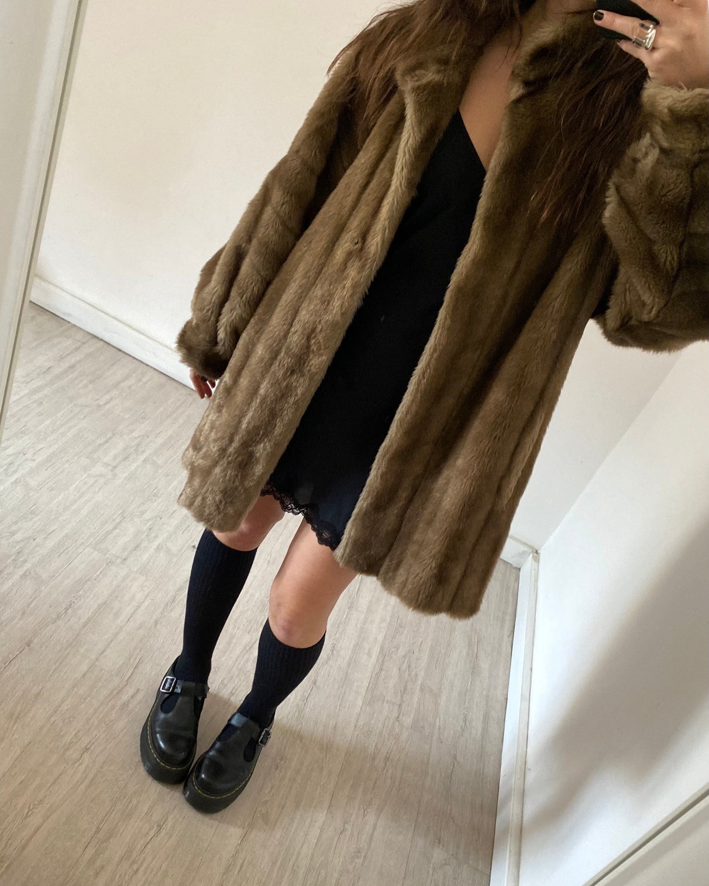 Vintage faux fur