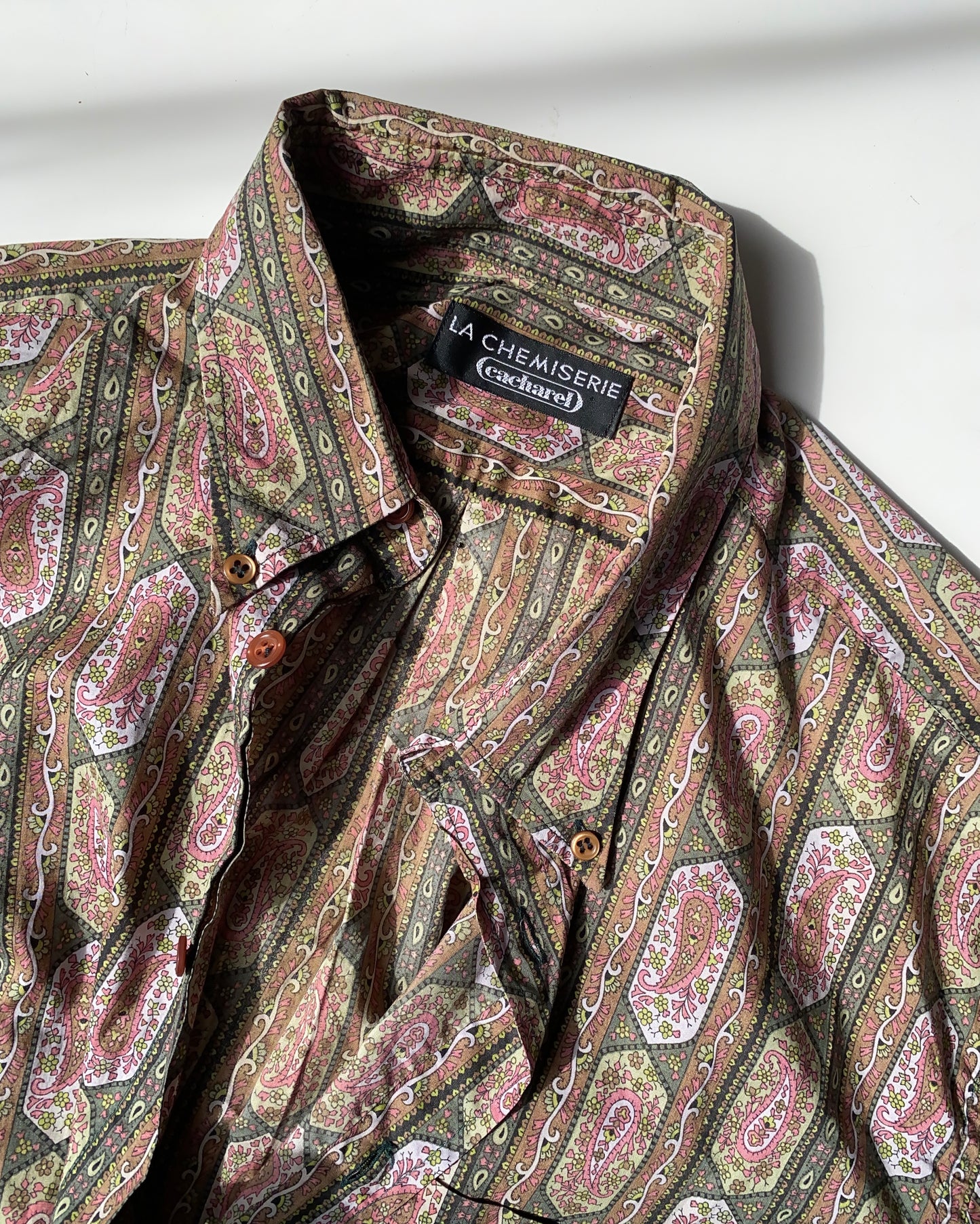 Cacharel paisley print shirt