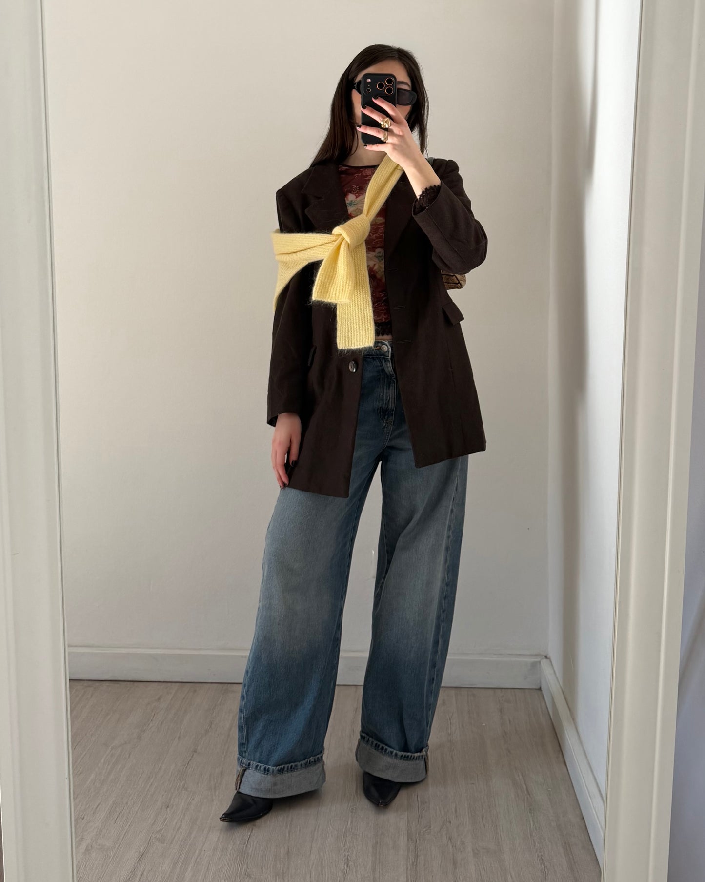 Chocolate brown blazer