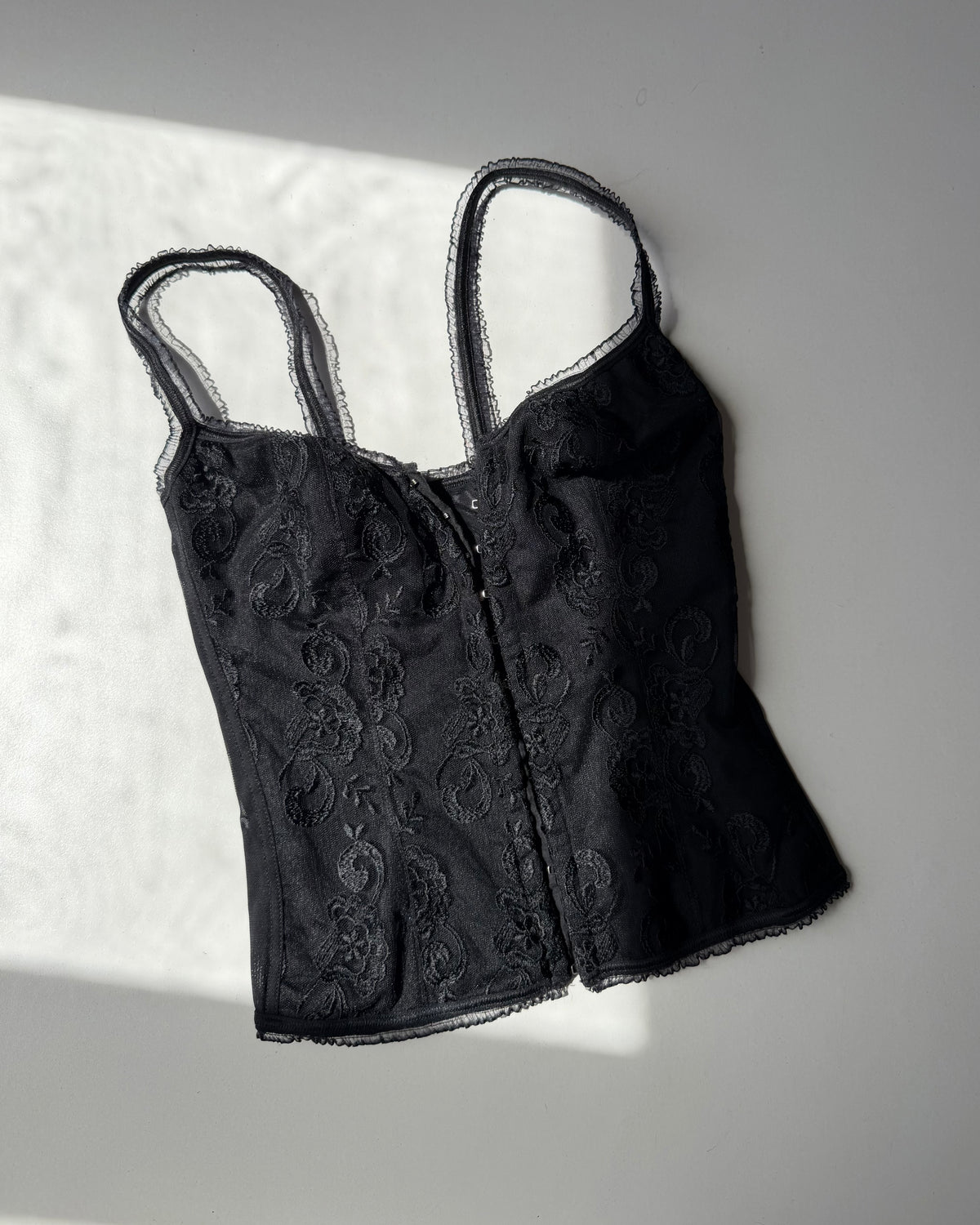 00s lace corset top