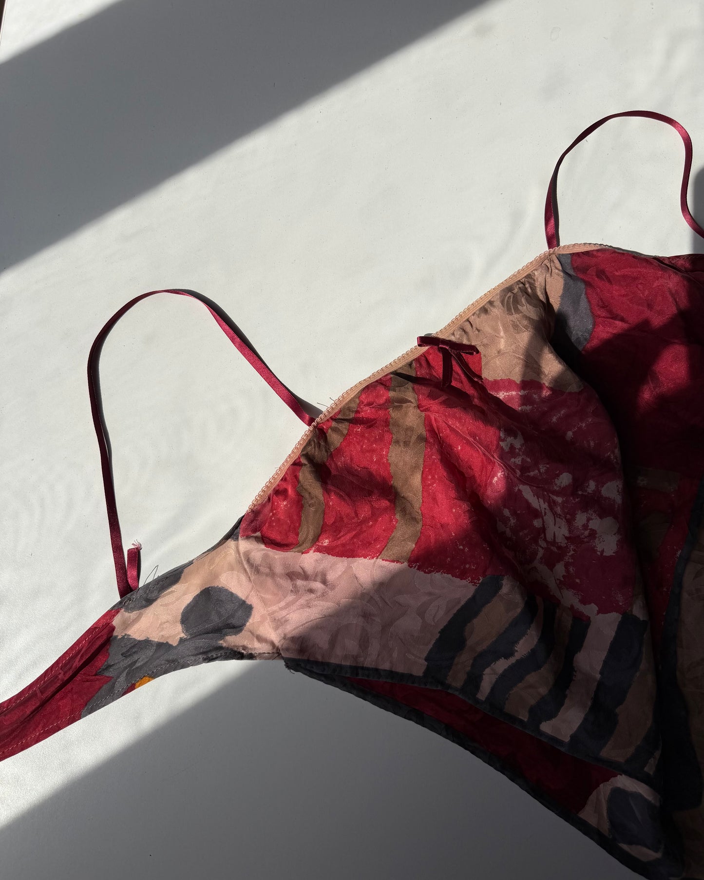 Silk bandana top