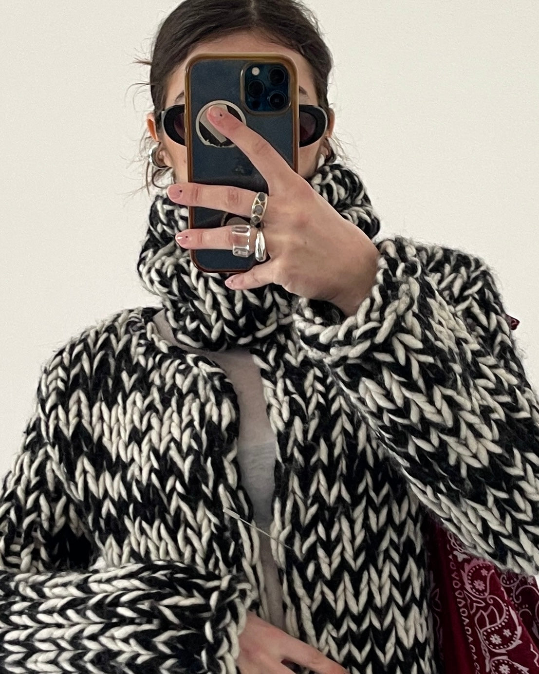 Chunky wool cardigan by Max&co