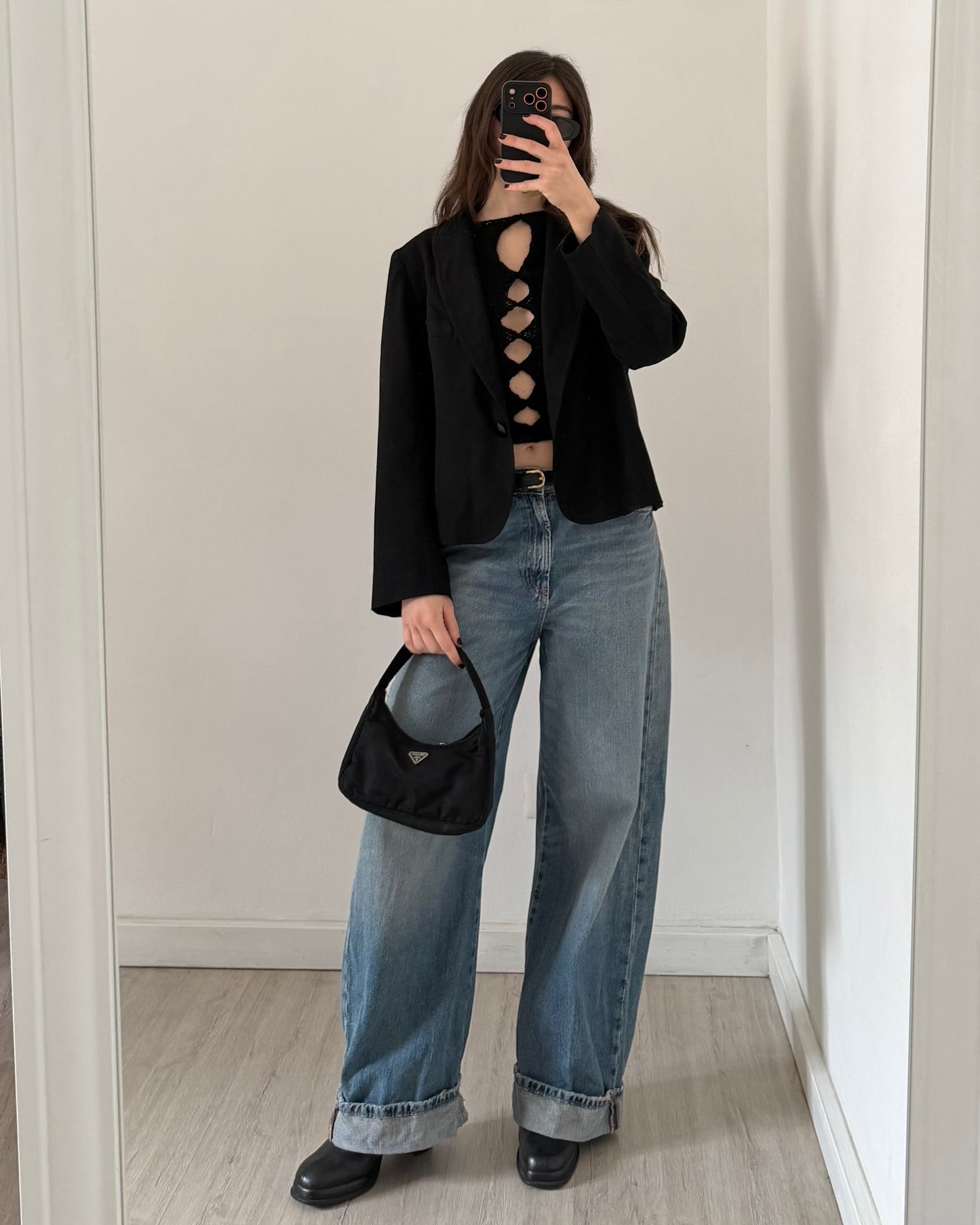 90s cropped blazer