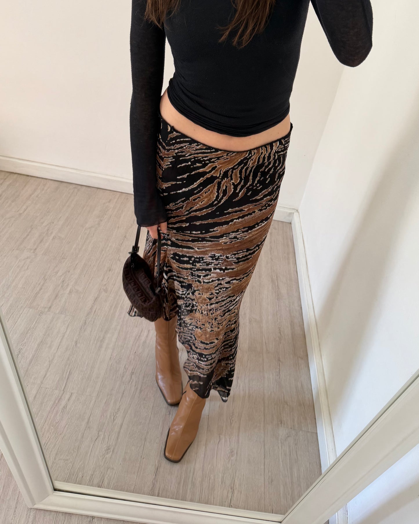 00s asymmetric skirt