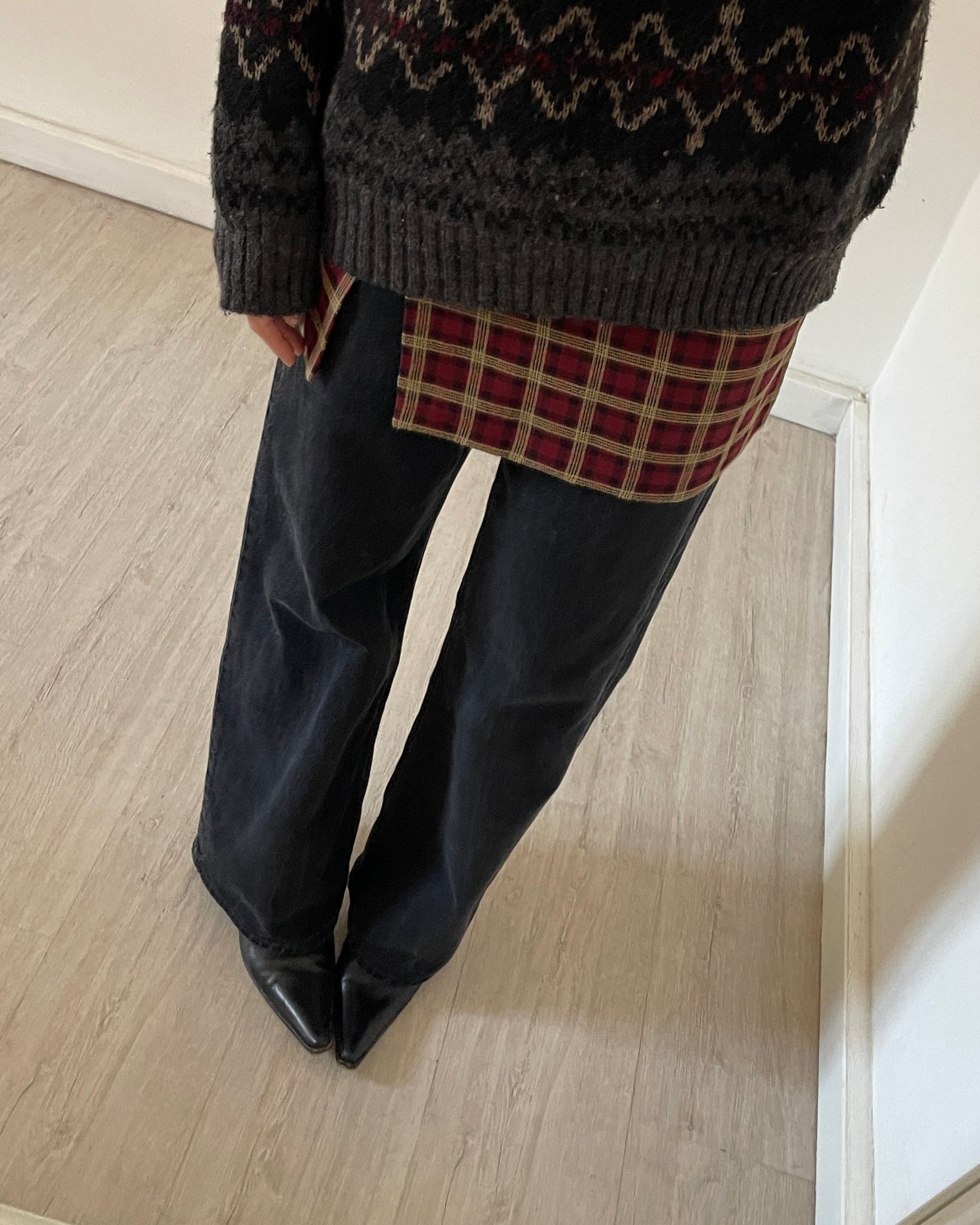 Tartan mini skirt