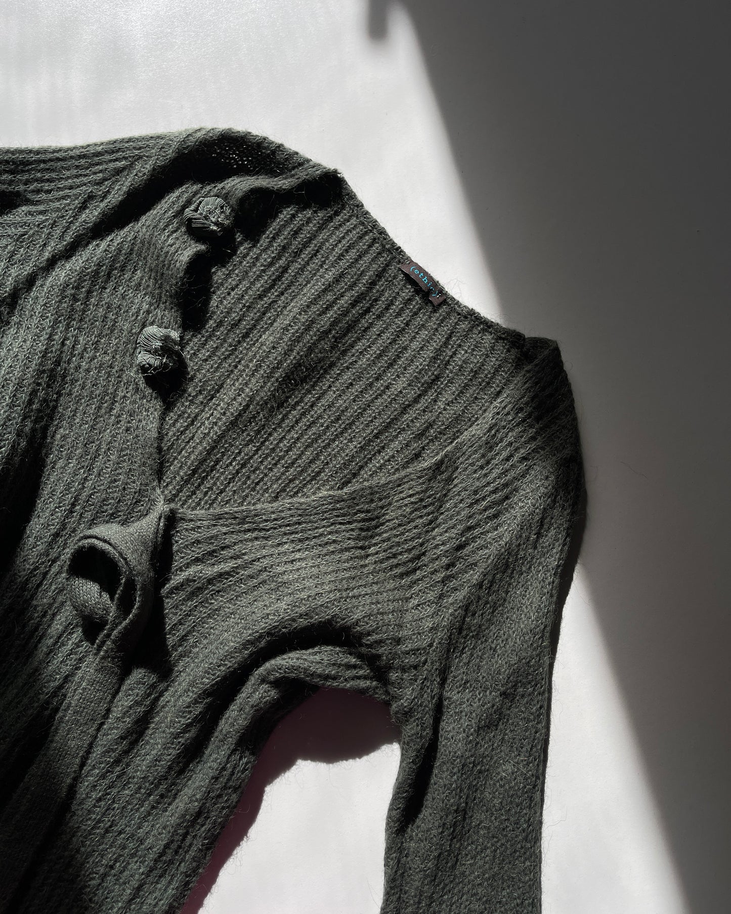 Knitted alpaca midi dress