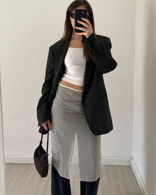 Cashmere and wool blazer